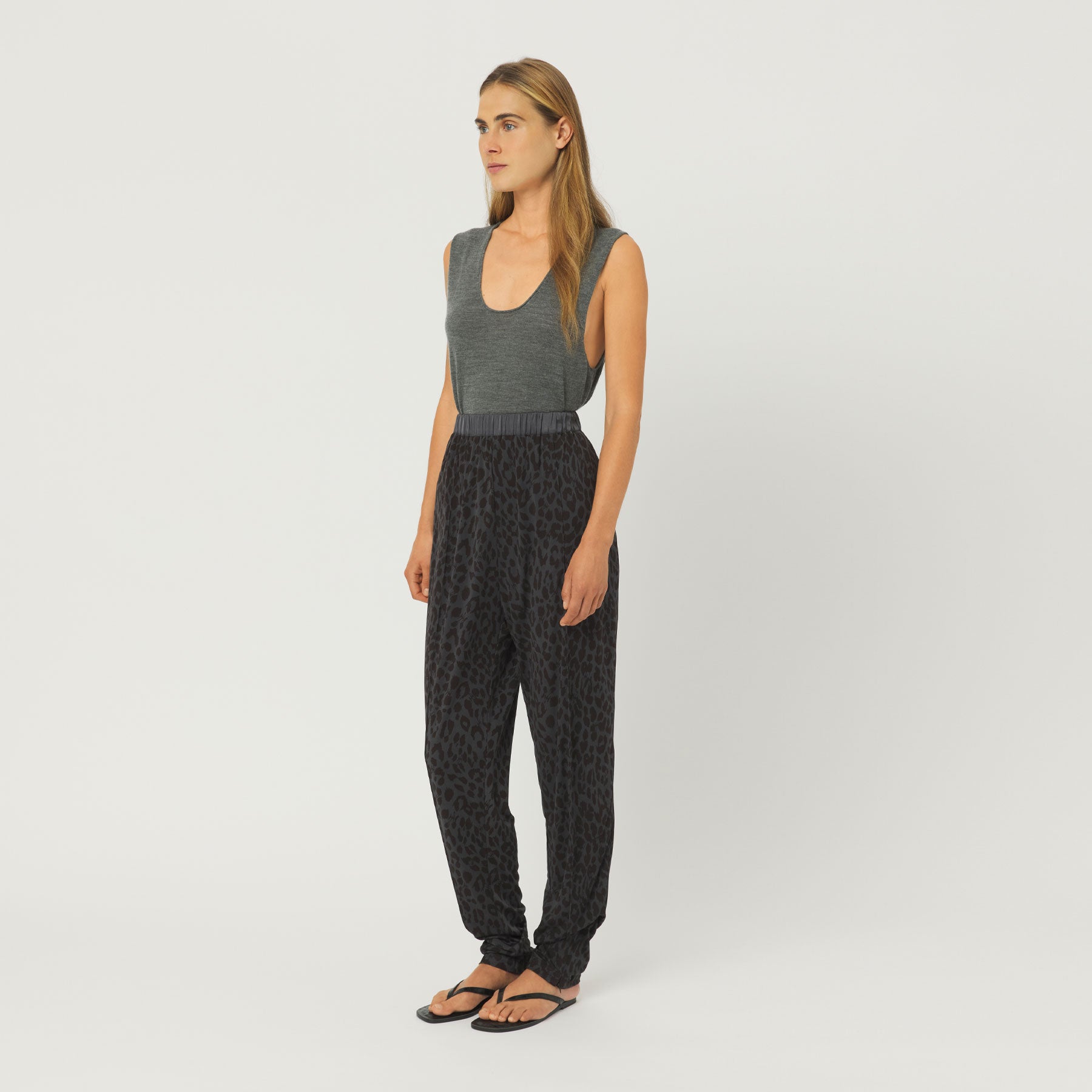 Pants London Cheetah Silk Jersey