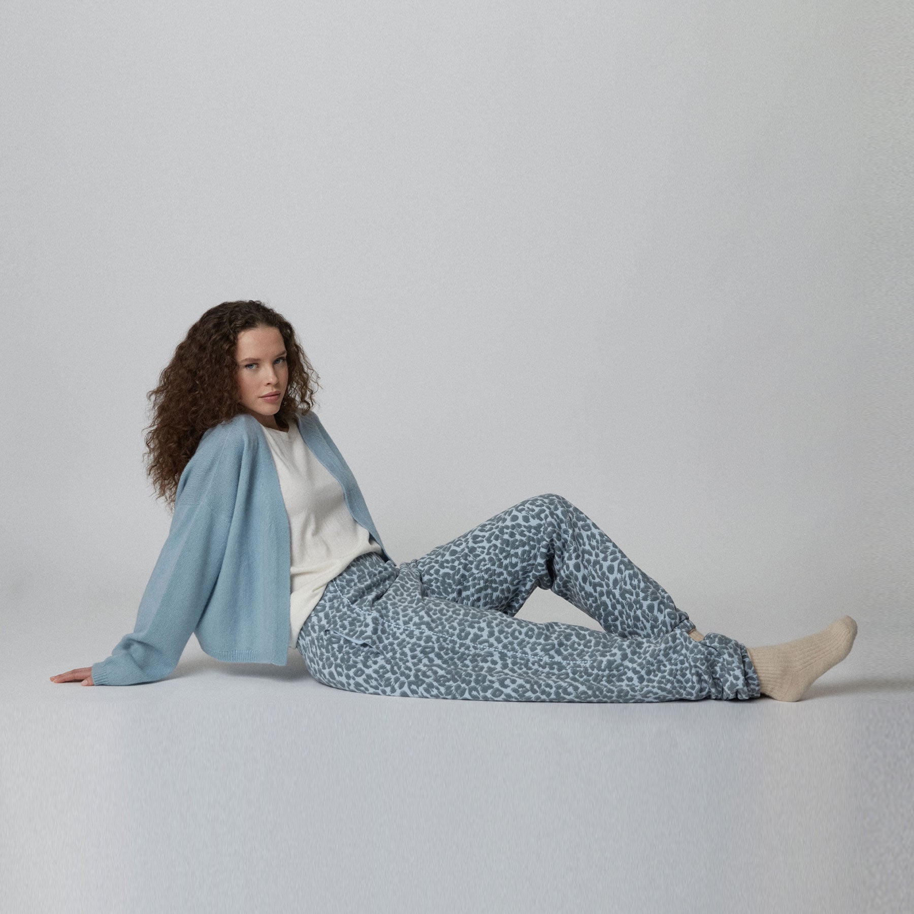 Pants Snug Cheetah Embroidery