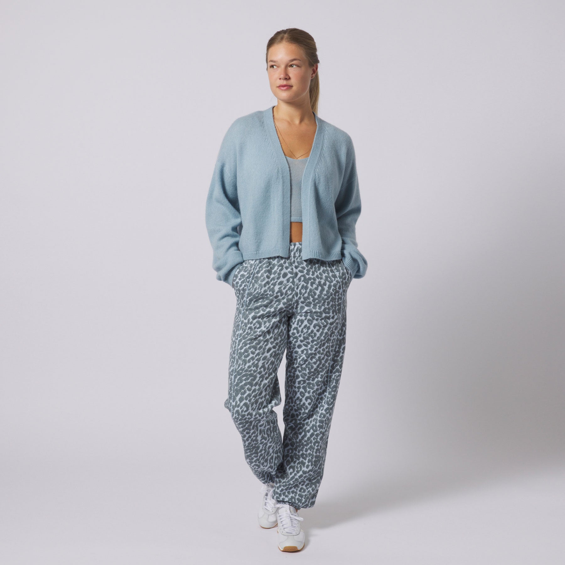 Pants Snug Cheetah Embroidery