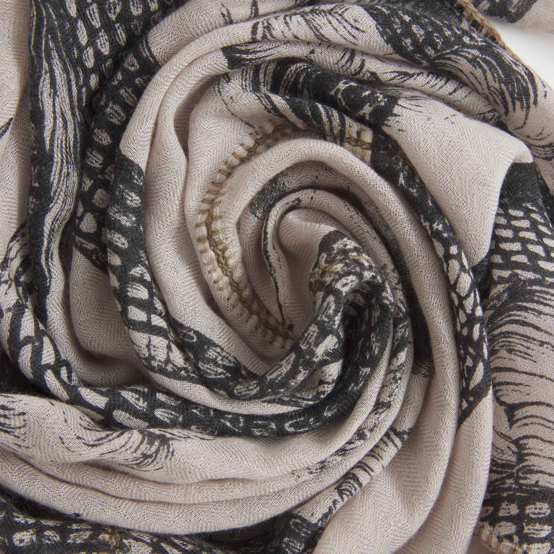 Cashmere Patch Carré 90 Garden Eden