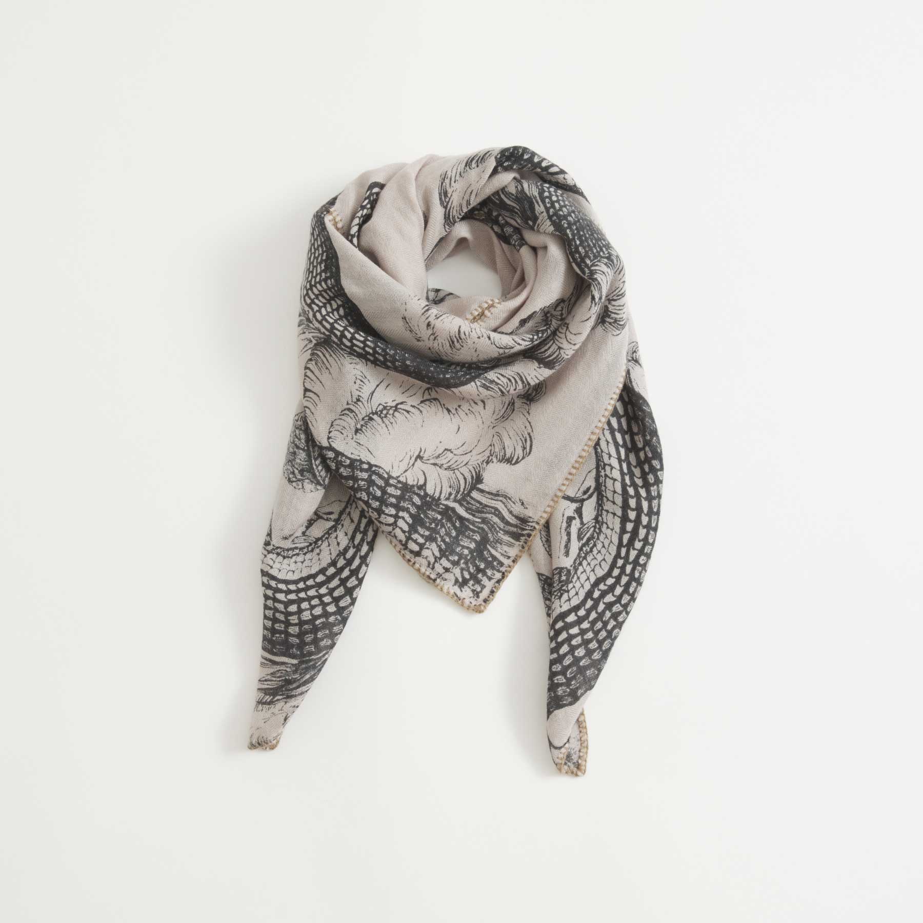 Cashmere Patch Carré 90 Garden Eden