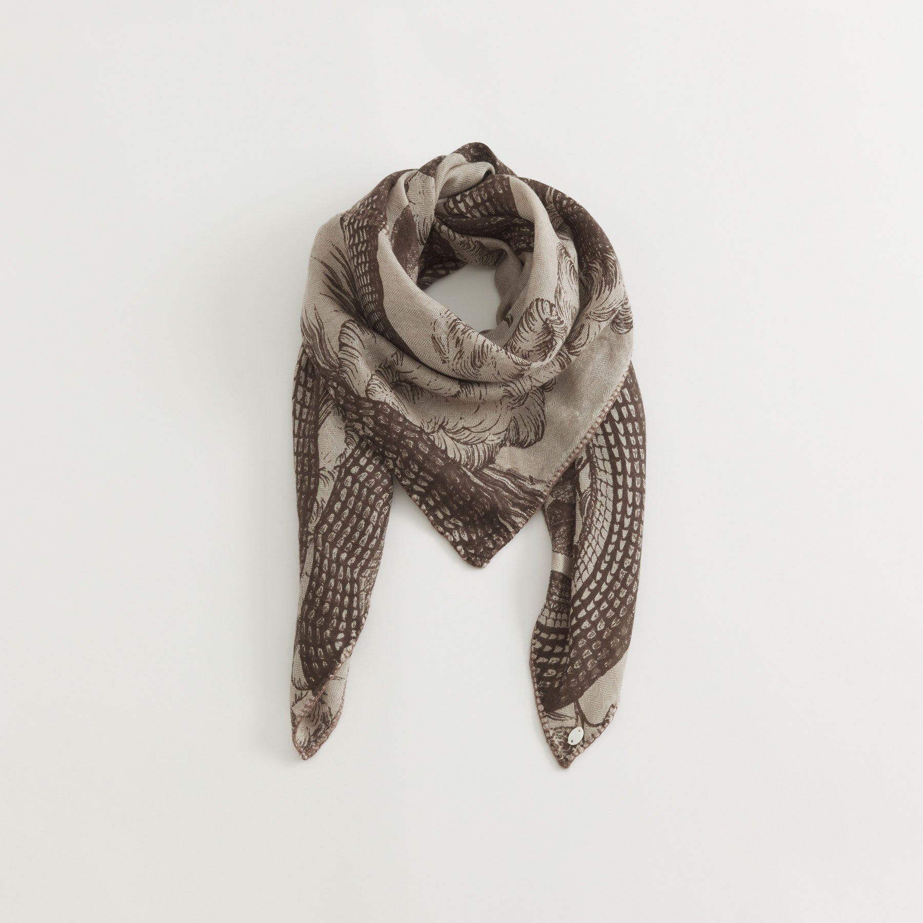 Cashmere Patch Carré 90 Garden Eden