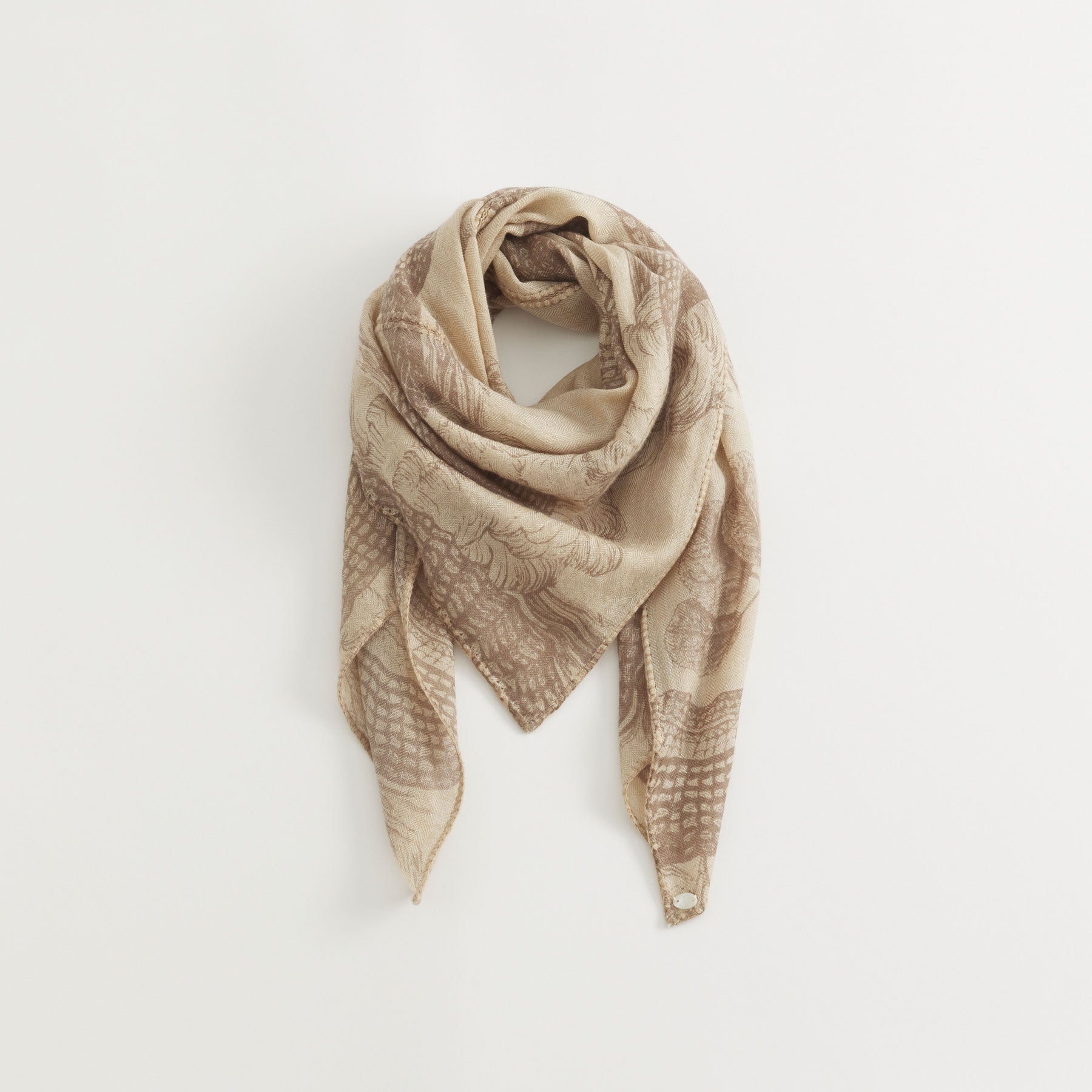 Cashmere Patch Carré 90 Garden Eden