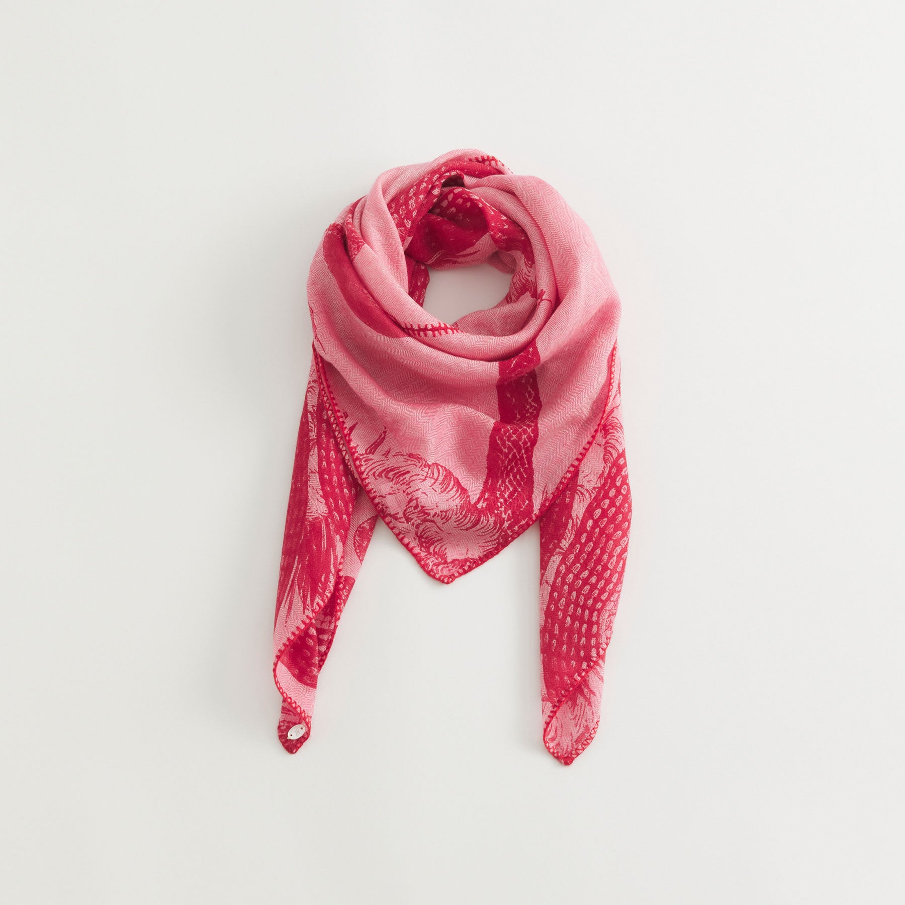 Cashmere Patch Carré 90 Garden Eden