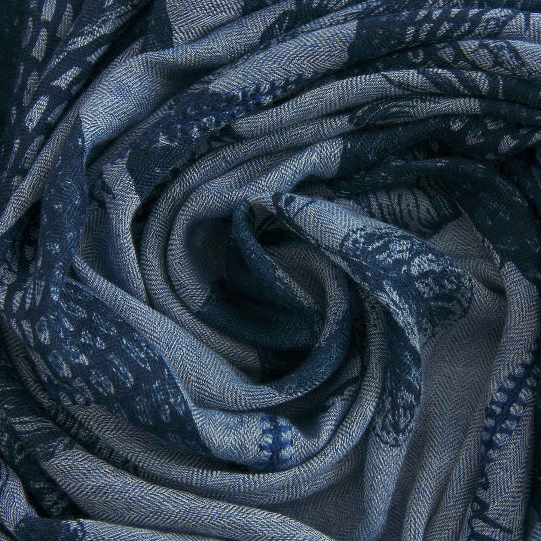 Cashmere Patch Carré 90 Garden Eden