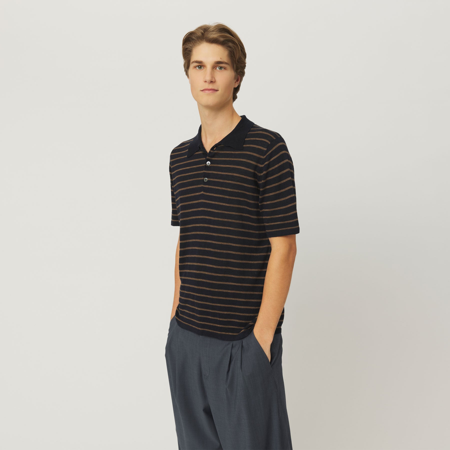 Polo Holding Stripe Linsee