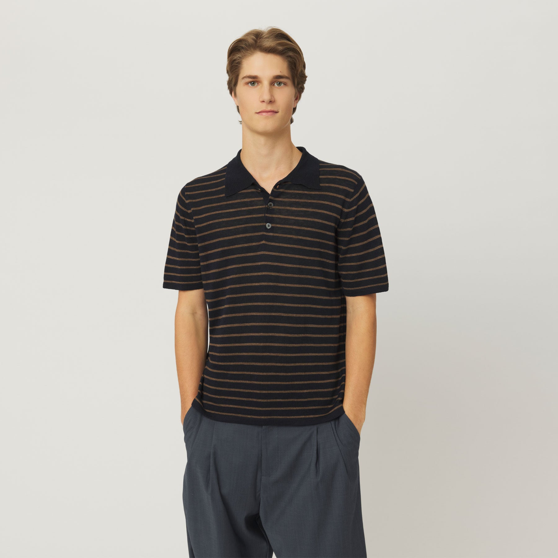 Polo Holding Stripe Linsee