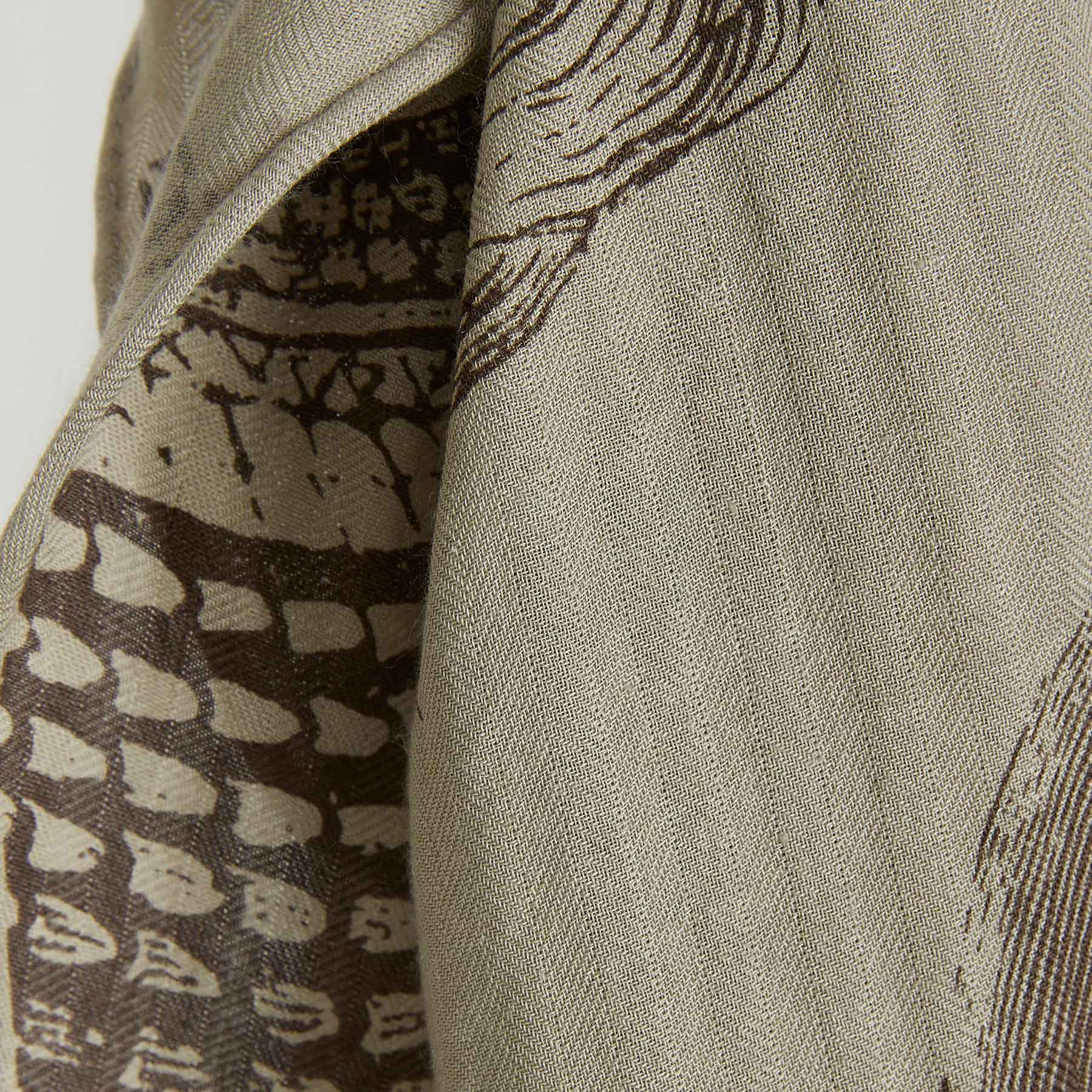 Kite Scarf Silk Cashmere Garden Eden