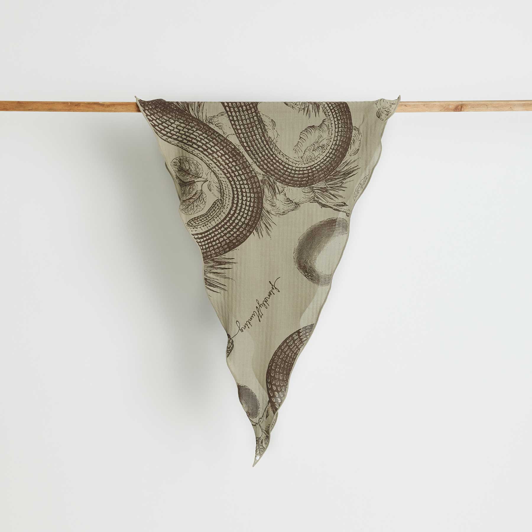 Kite Scarf Silk Cashmere Garden Eden