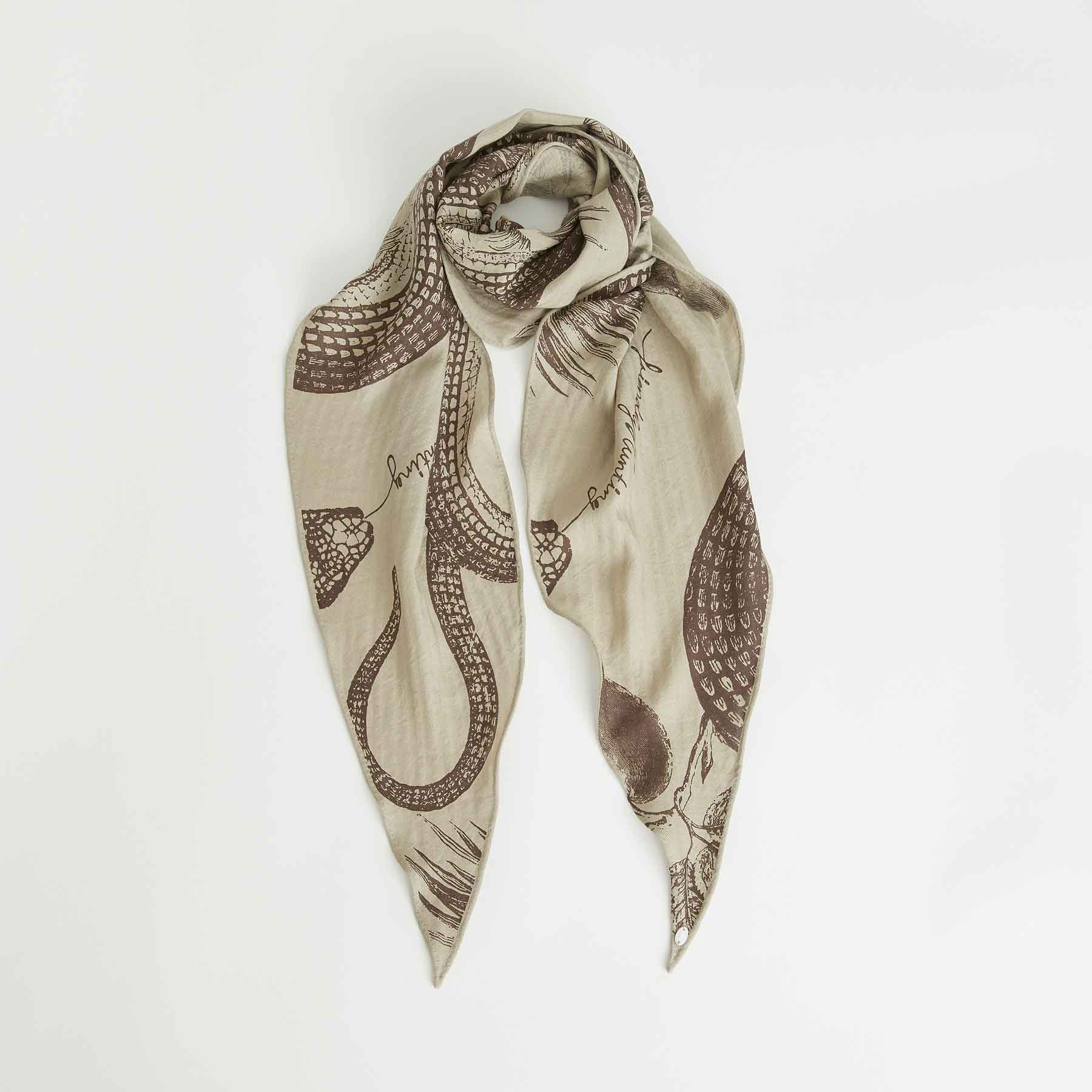 Kite Scarf Silk Cashmere Garden Eden