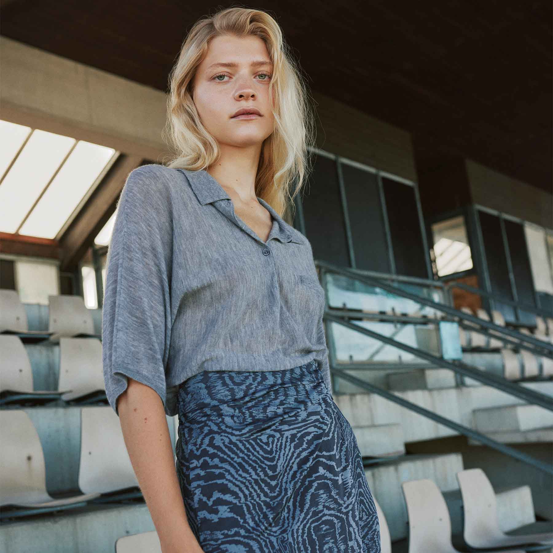 Skirt Clear Prose Silk Jersey