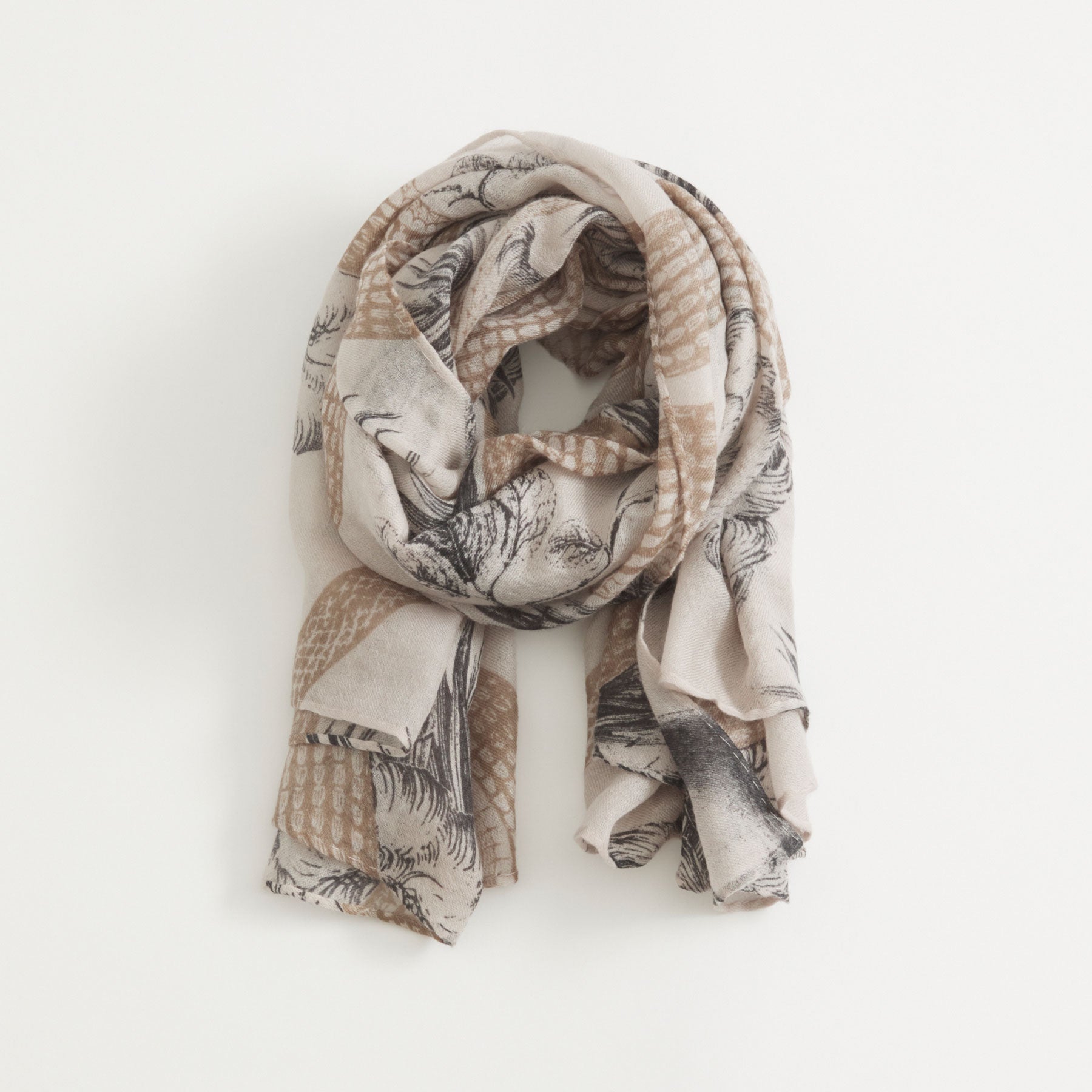 Cashmere Super Airy Scarf Garden Eden