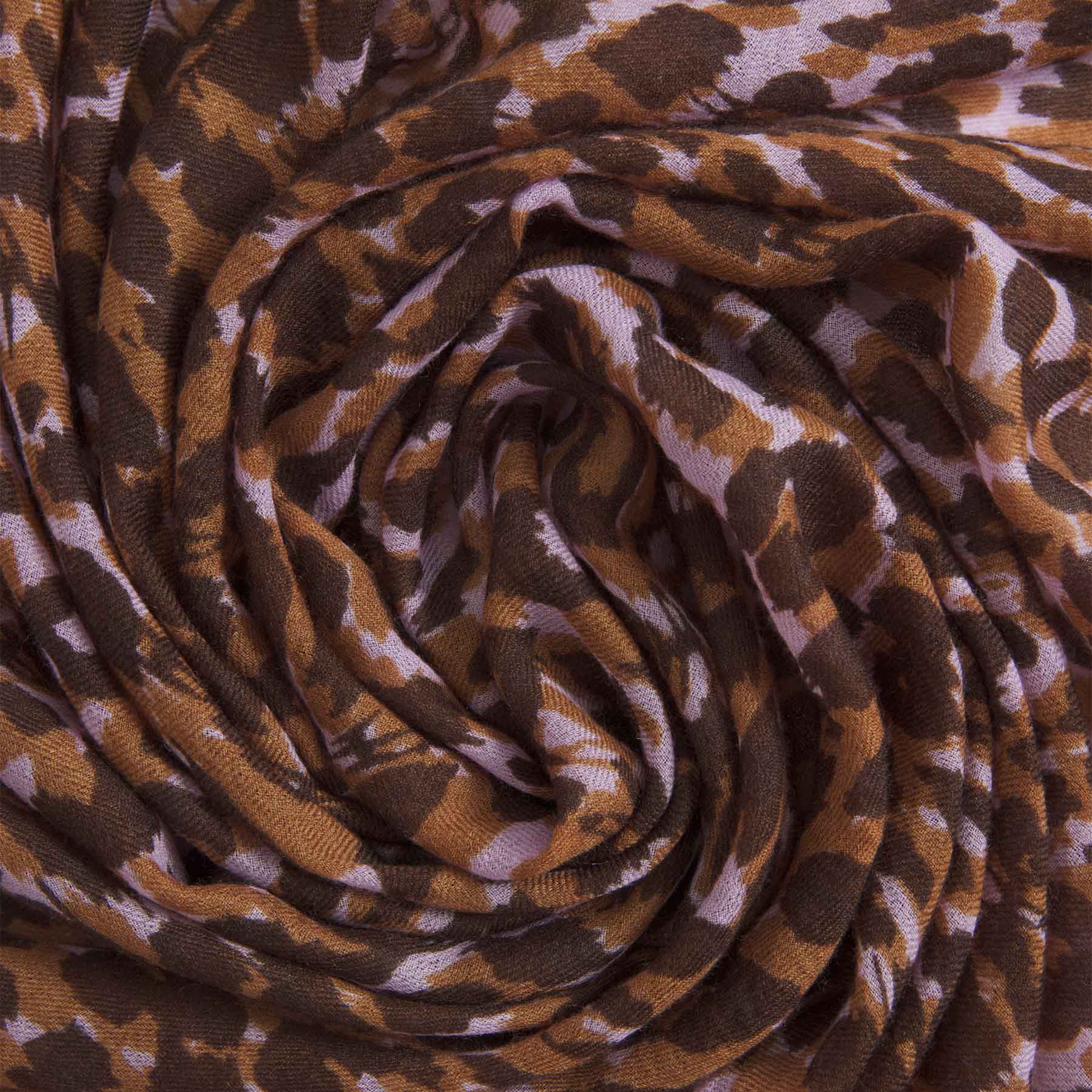 Cashmere Super Airy Scarf Cheetah