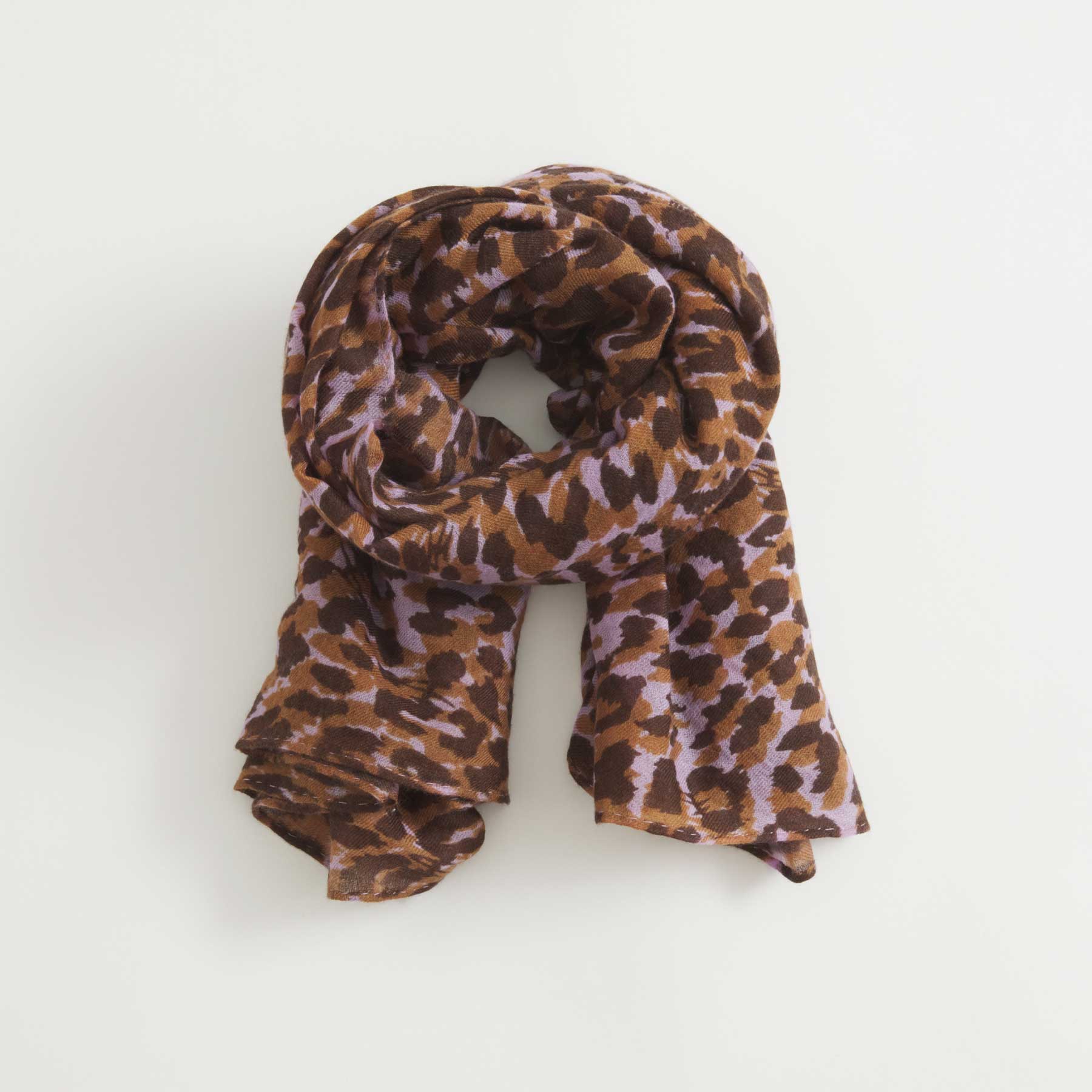 Cashmere Super Airy Scarf Cheetah