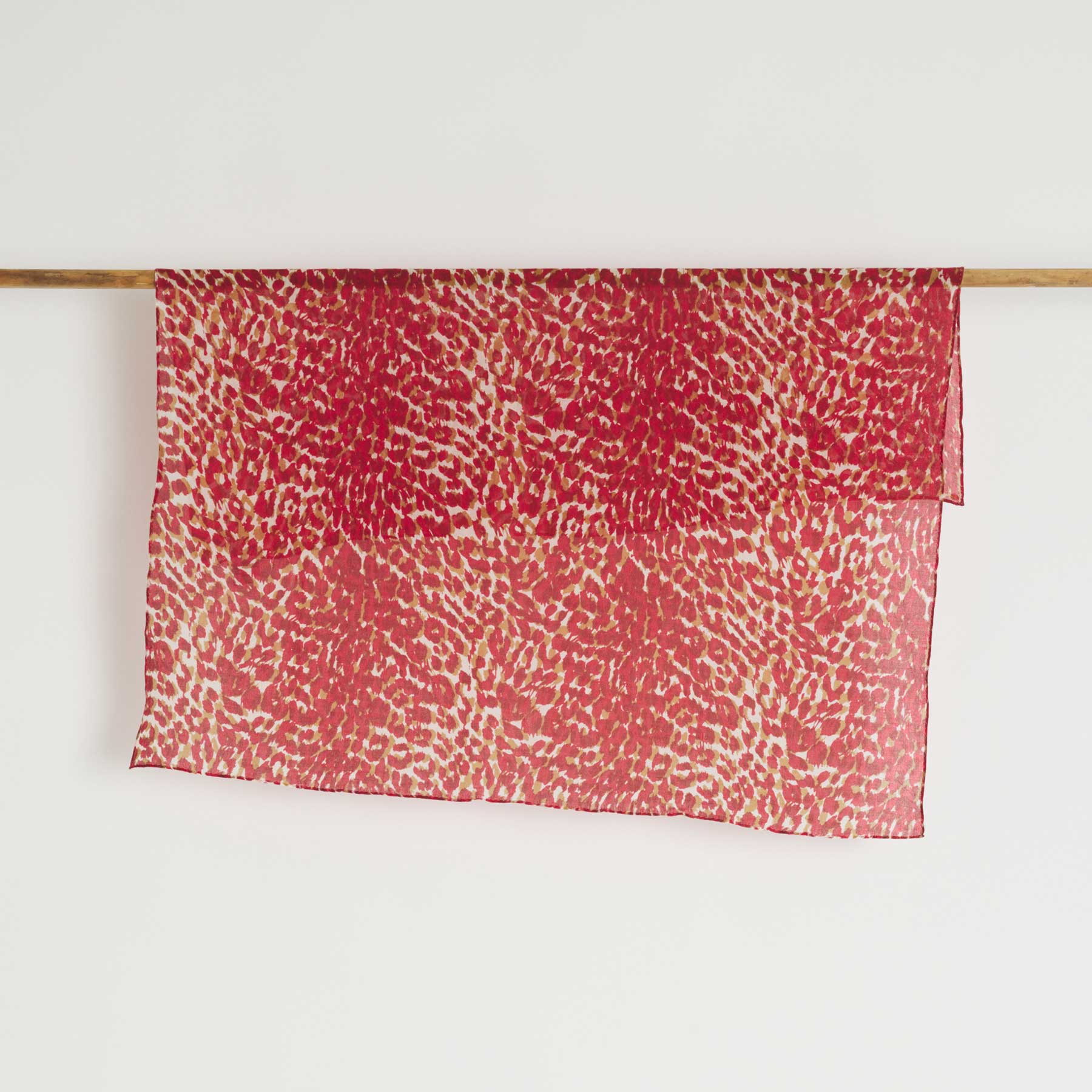 Cashmere Super Airy Scarf Cheetah