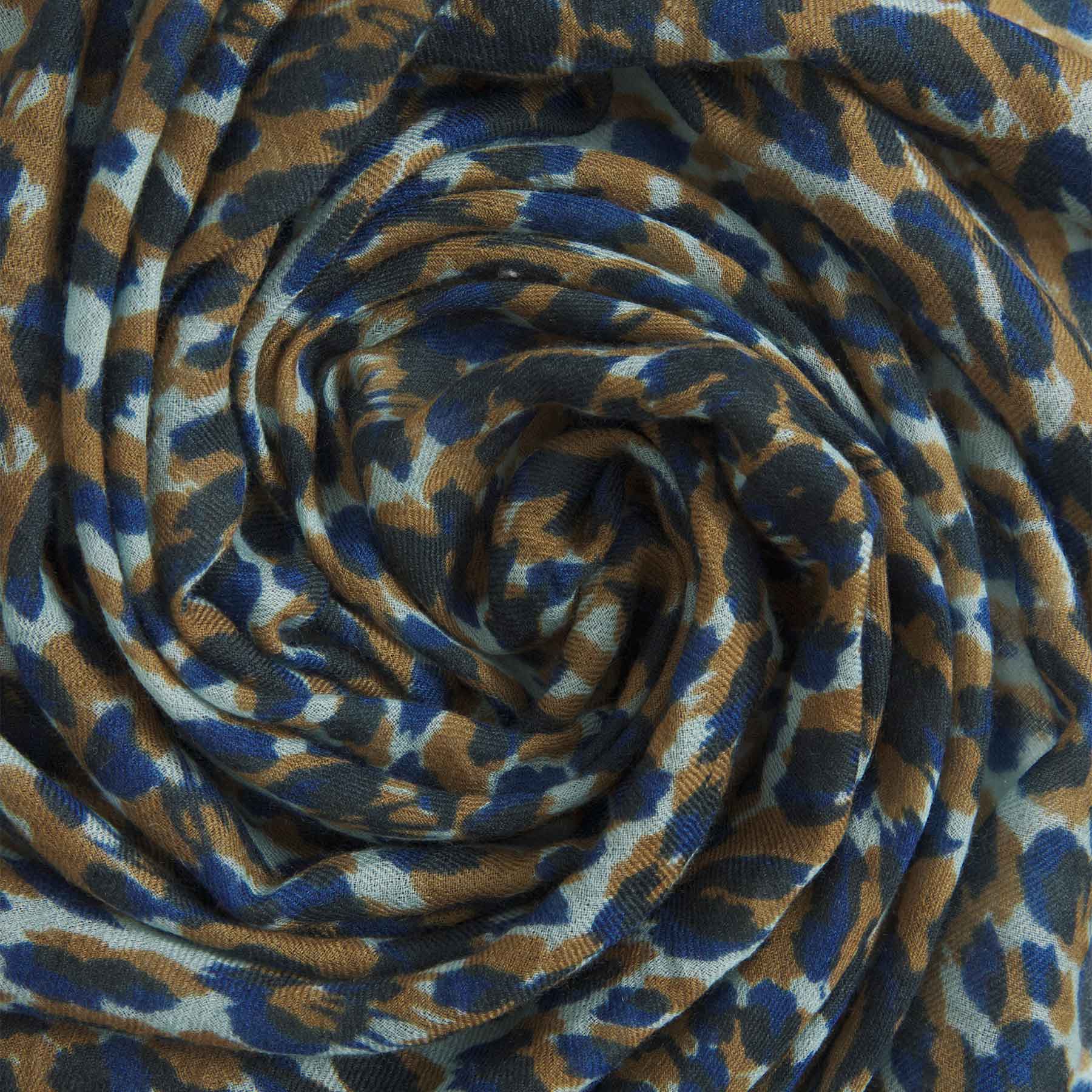 Cashmere Super Airy Scarf Cheetah