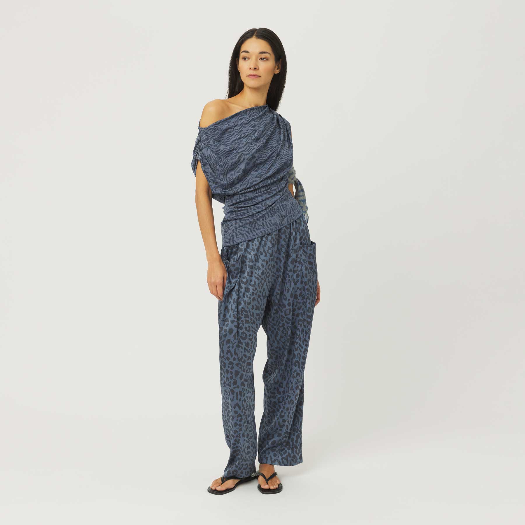 Top Lucky Buzzing Silk Jersey