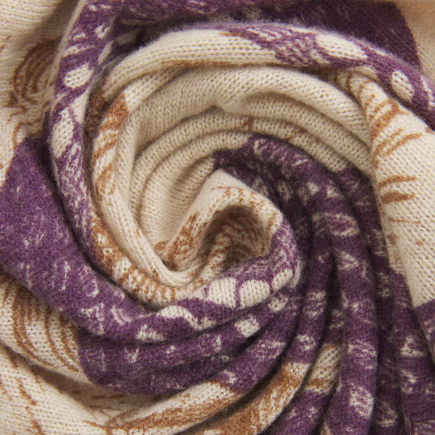 Triangle Knit Scarf Garden Eden