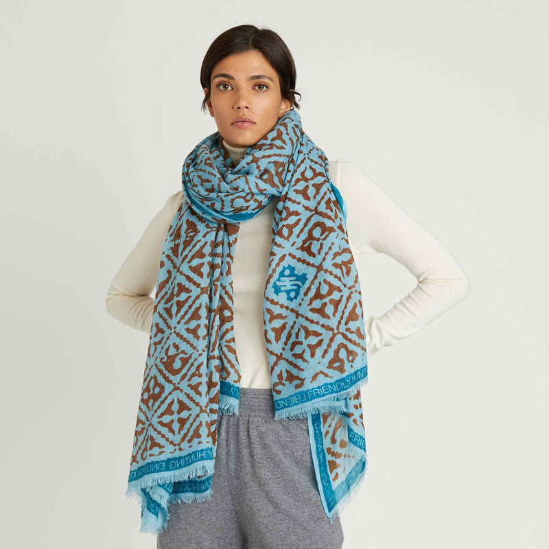 Cashmere Airy Scarf Eyes of Marrakesh