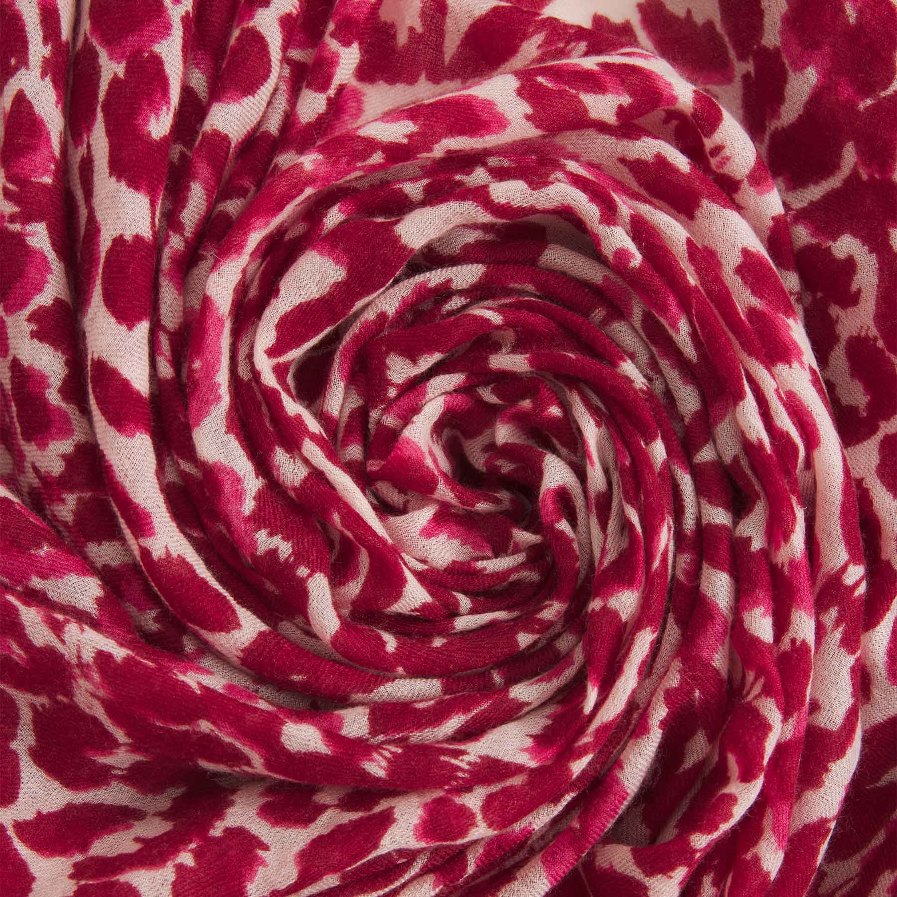 Cashmere Airy Scarf Cheetah