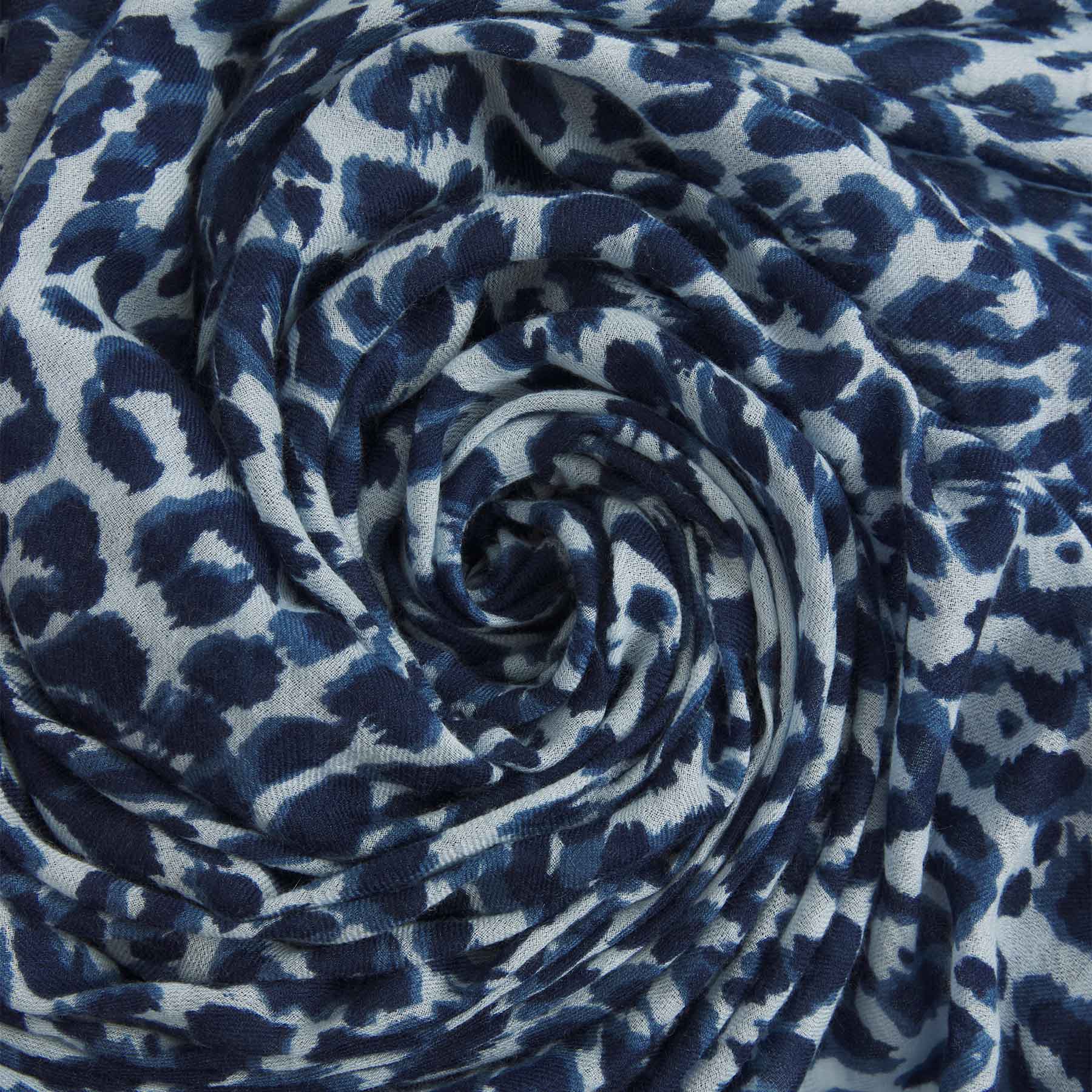 Cashmere Airy Scarf Cheetah