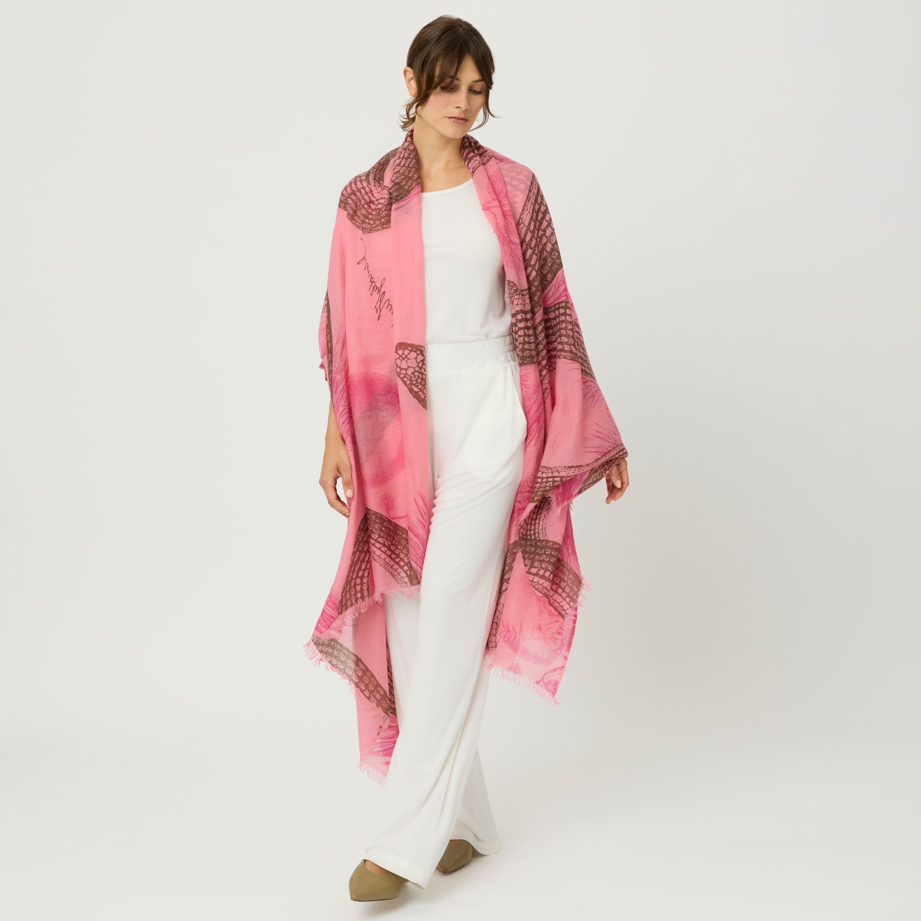 Cashmere Airy Scarf Garden Eden
