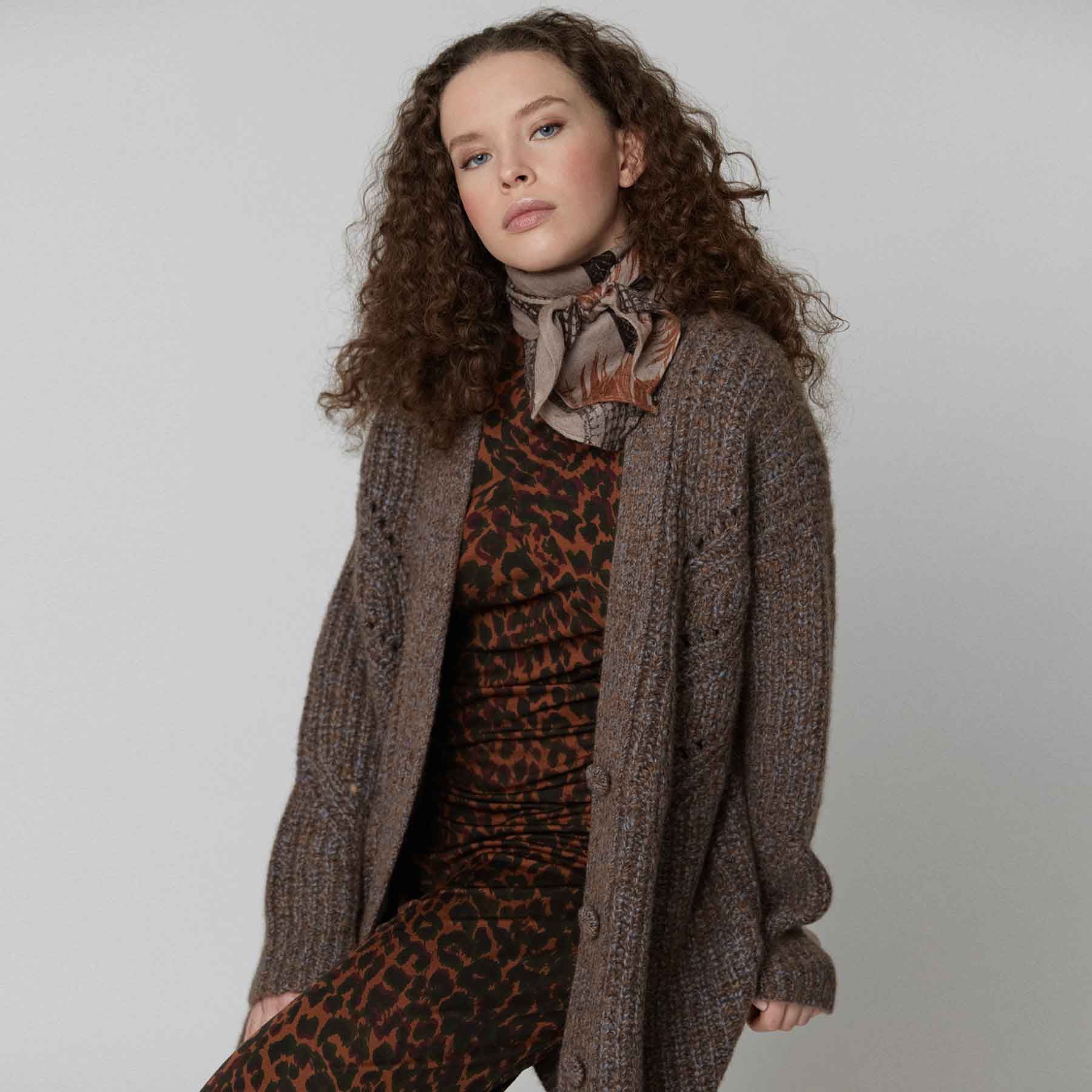 Cardigan Parme