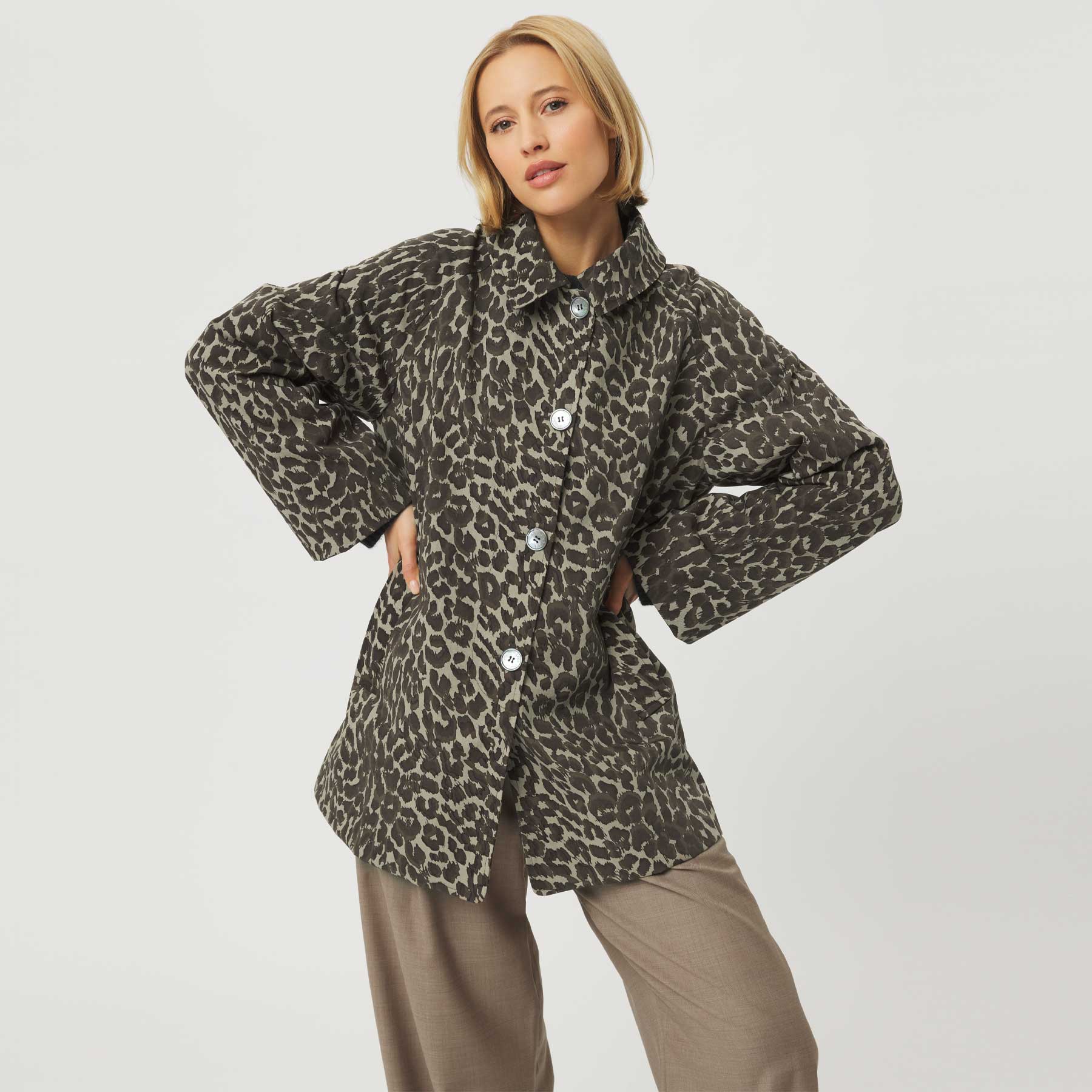 Coat Gerty Cheetah Kelis