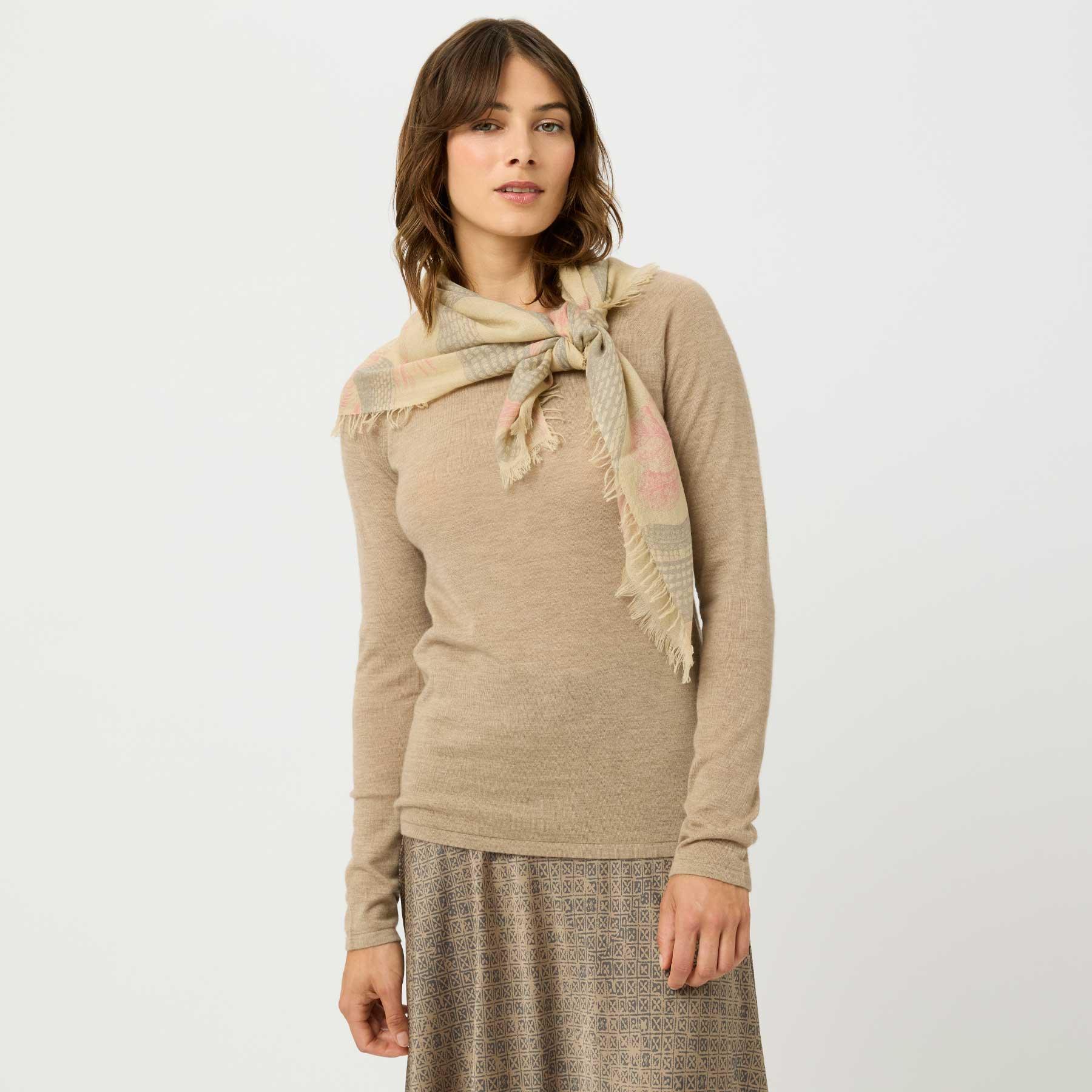 Cashmere Diamond Carré 90 Garden Eden