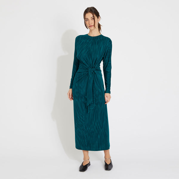 Dress Accompany Long Cheetah Silk Jersey