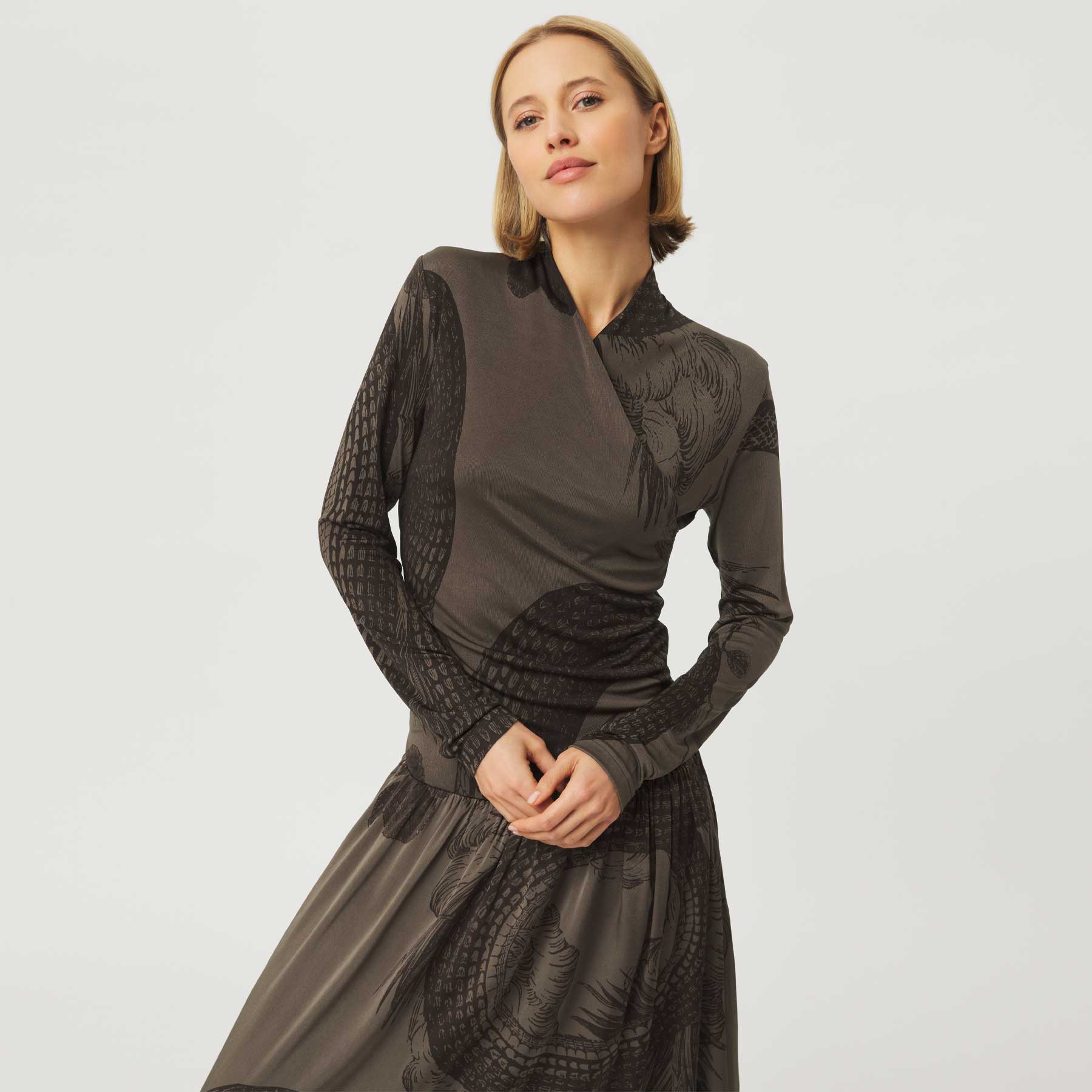 Dress Augusta Garden Eden Silk Jersey