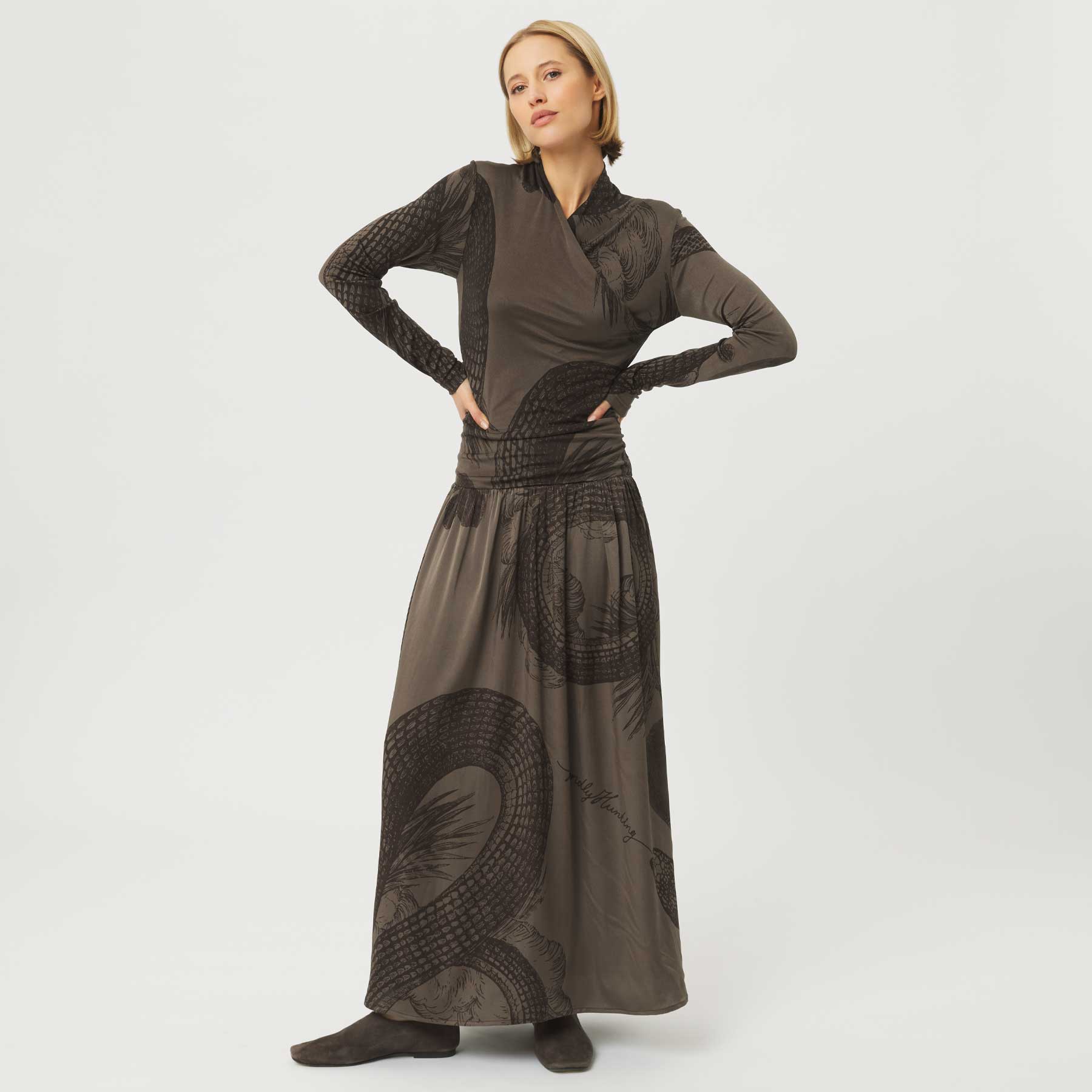Dress Augusta Garden Eden Silk Jersey