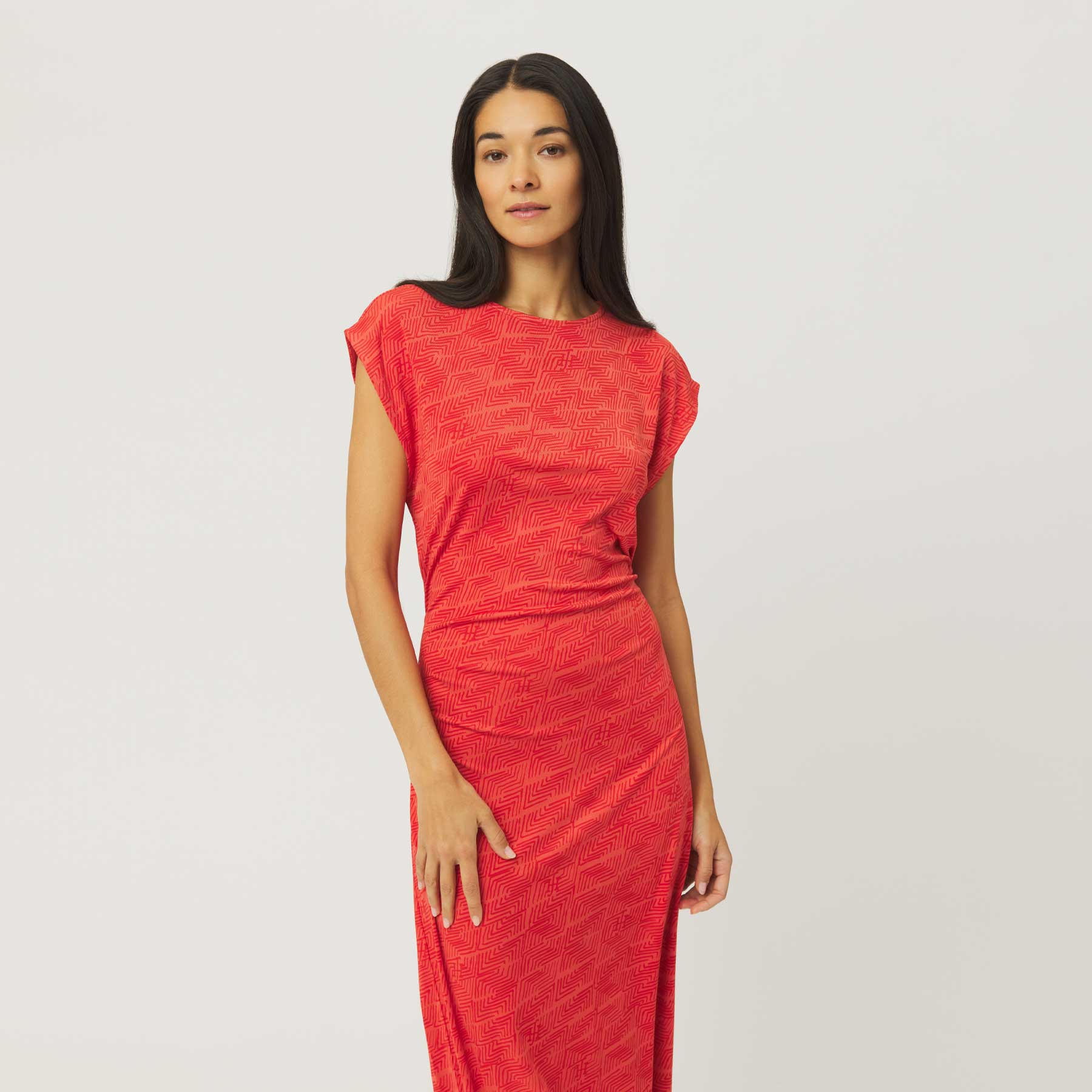 Dress Cassava Buzzing Silk Jersey