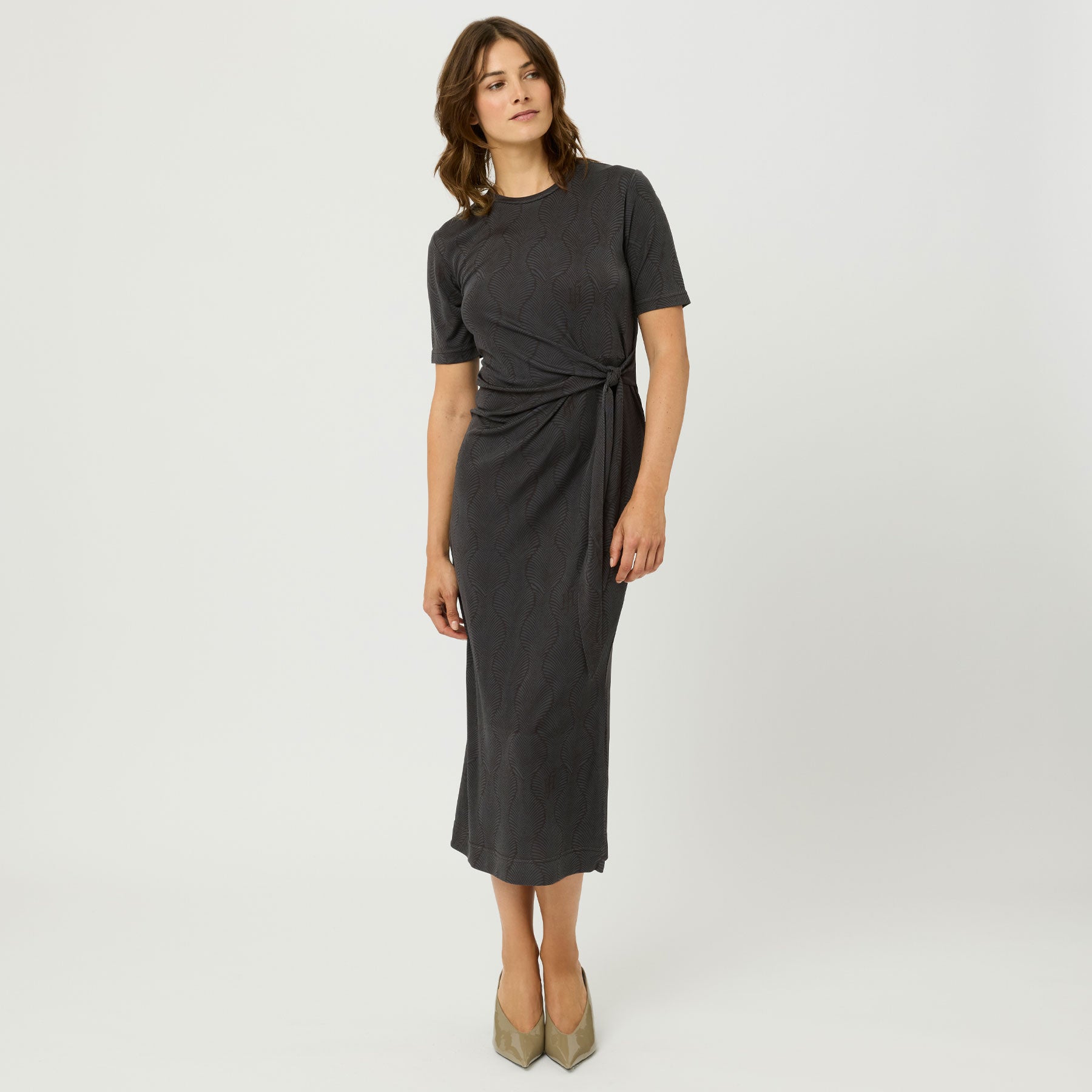 Dress Interact Onyx Silk Jersey