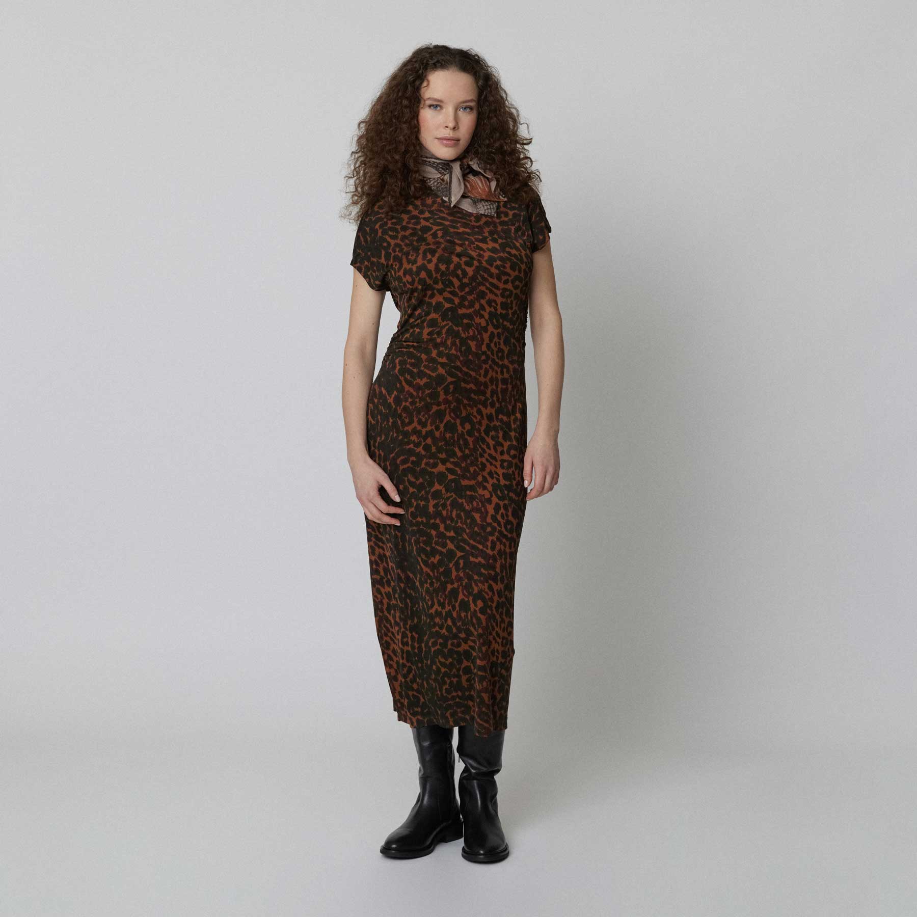 Dress Kuba Cheetah Silk Jersey
