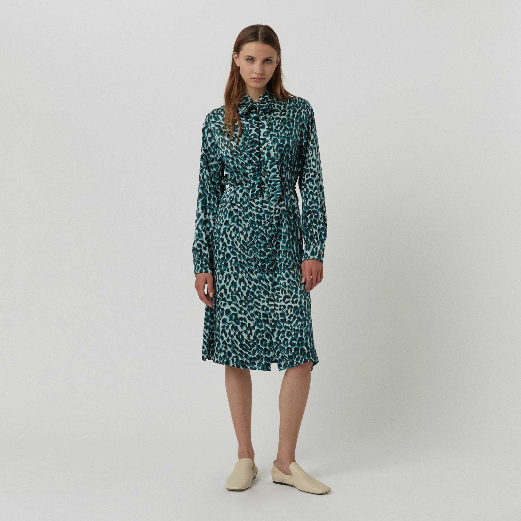 Dress Leafy Cheetah