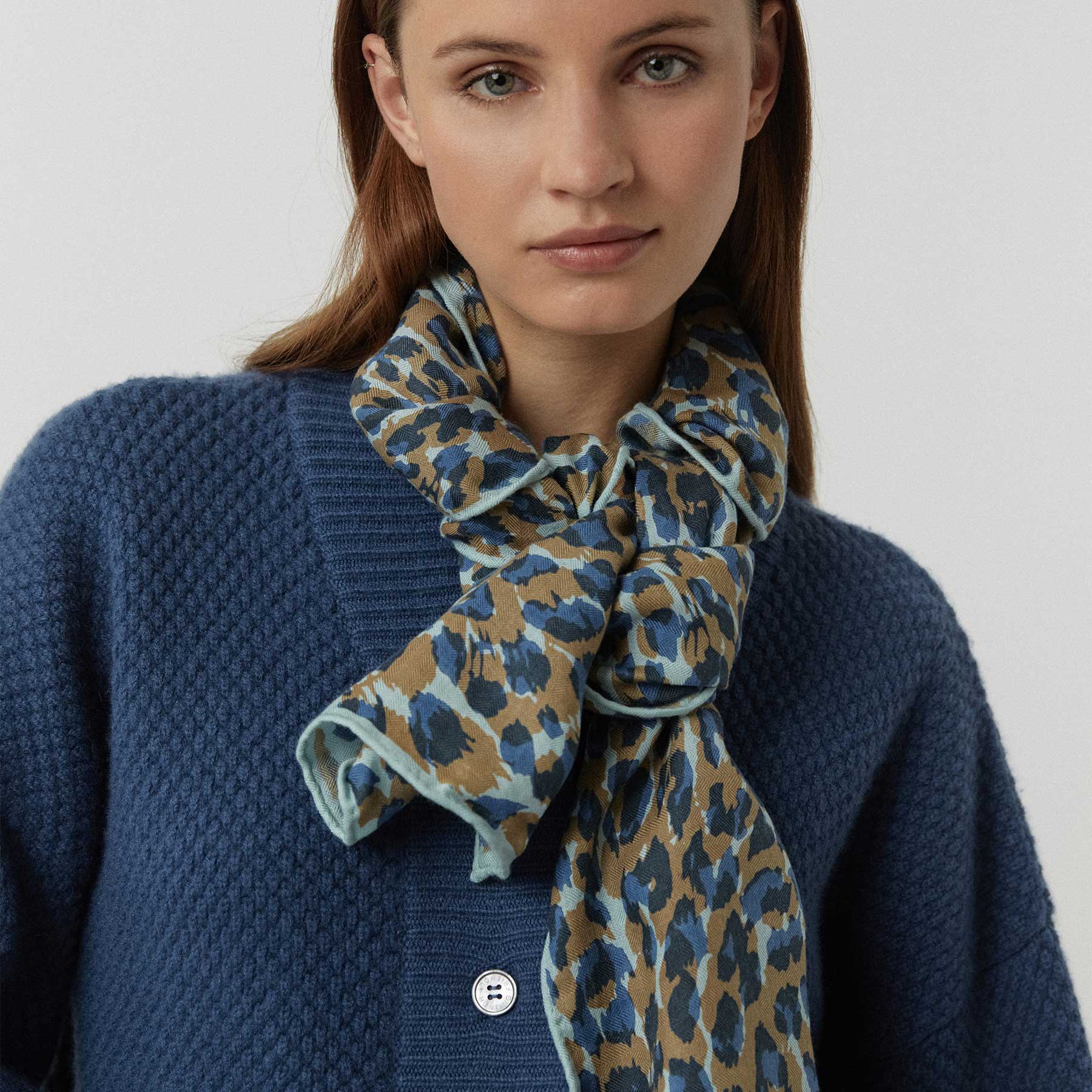 Explorer 110 Silk-Cashmere Cheetah