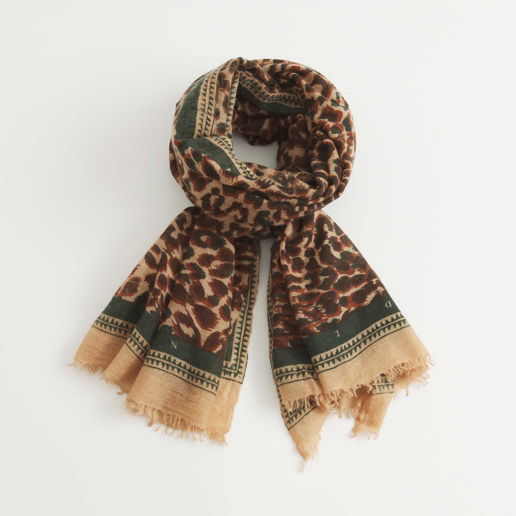 Felted Stole Cheetah