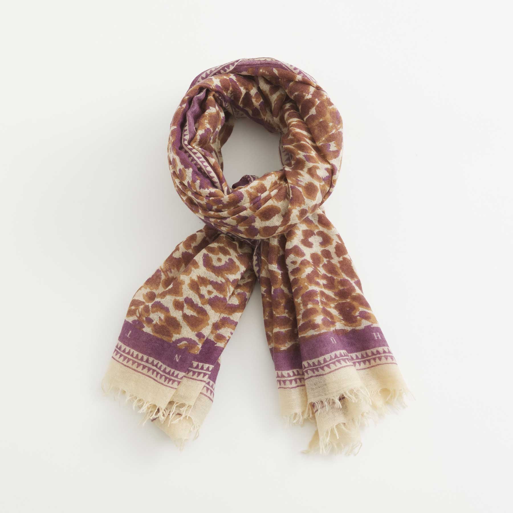 Felted Stole Cheetah