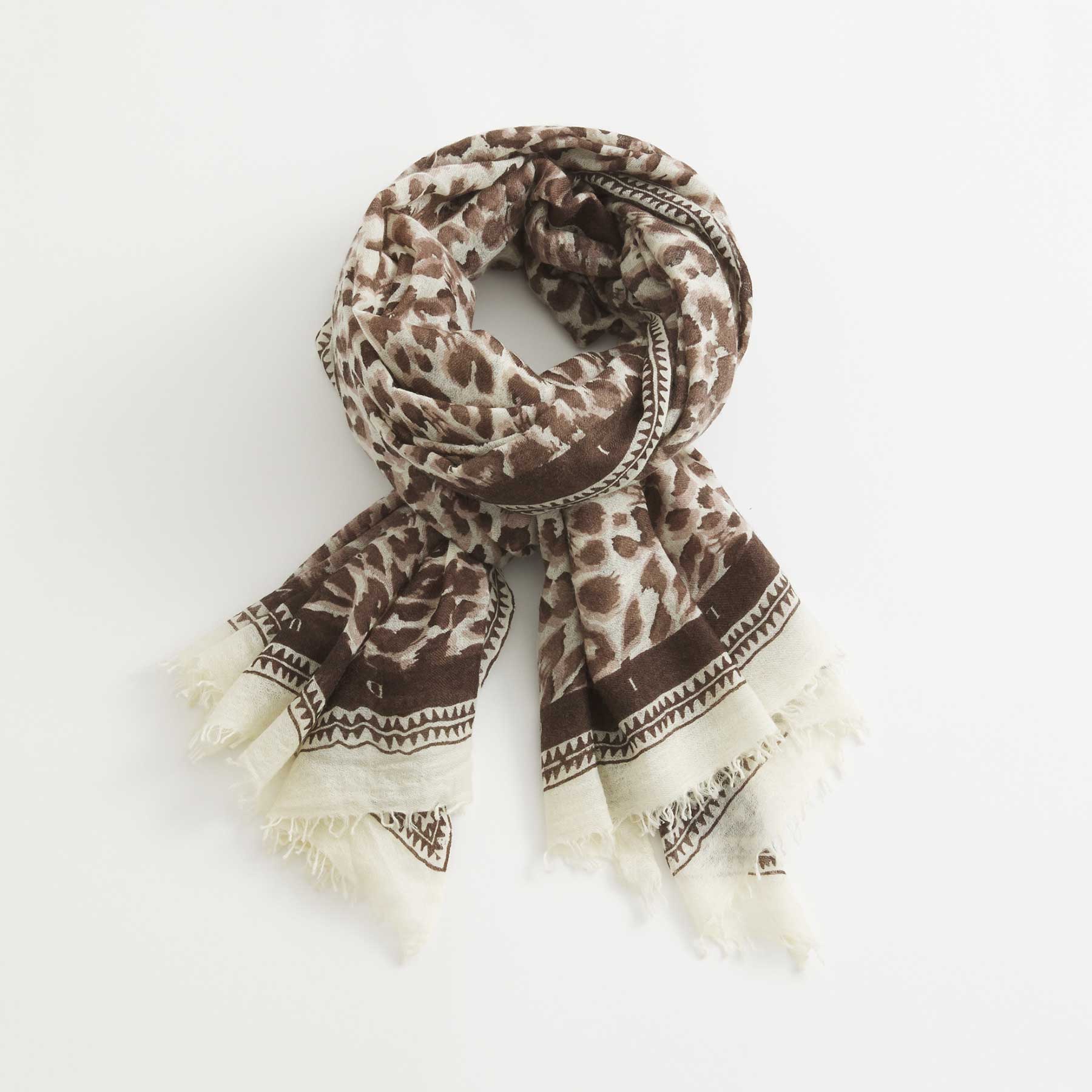 Felted Stole Cheetah