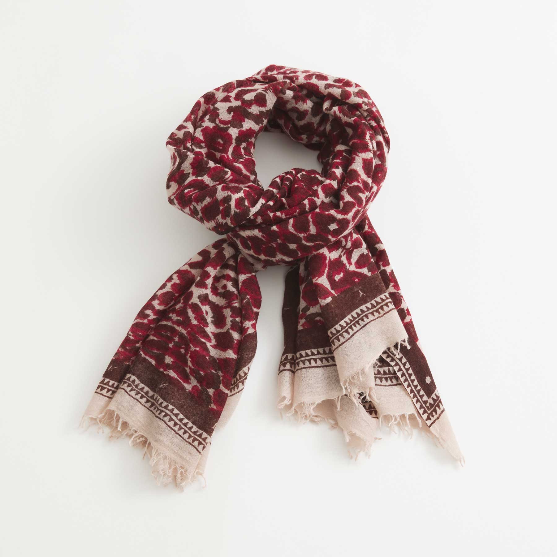 Felted Stole Cheetah