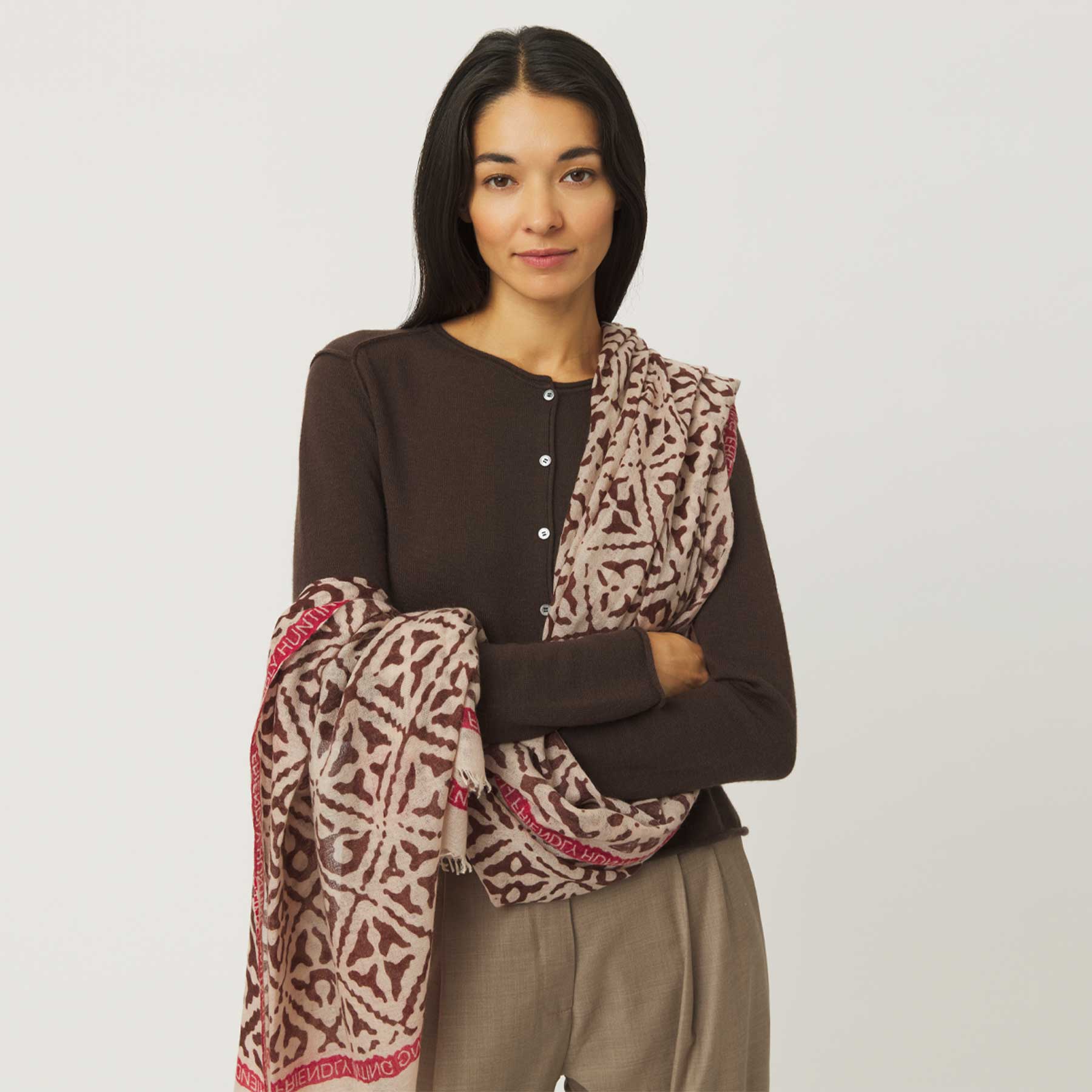 Felted Stole Eyes of Marrakesh