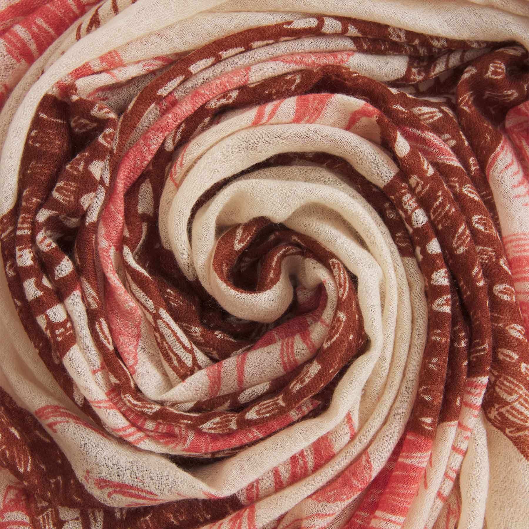 Felted Stole Garden Eden