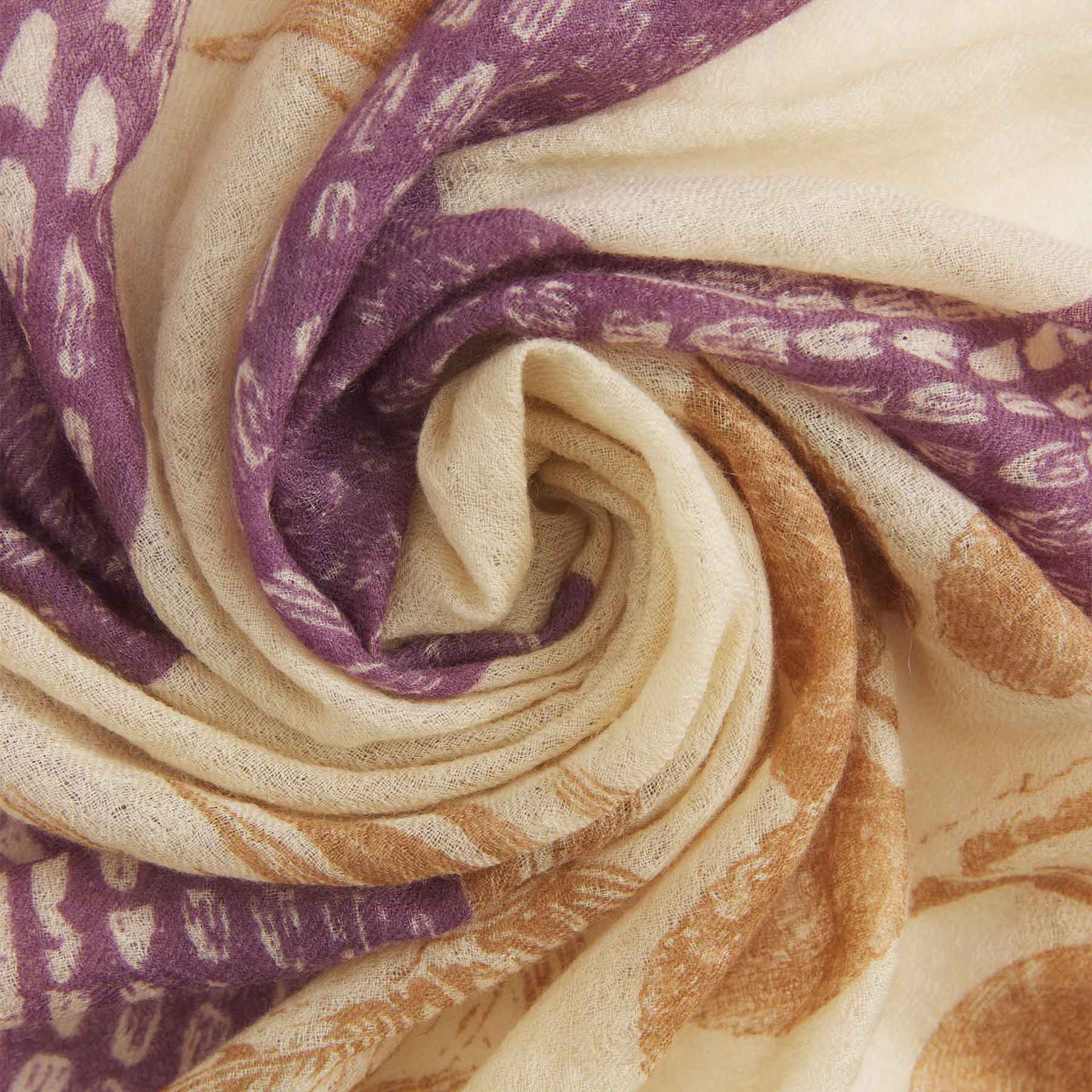 Felted Stole Garden Eden