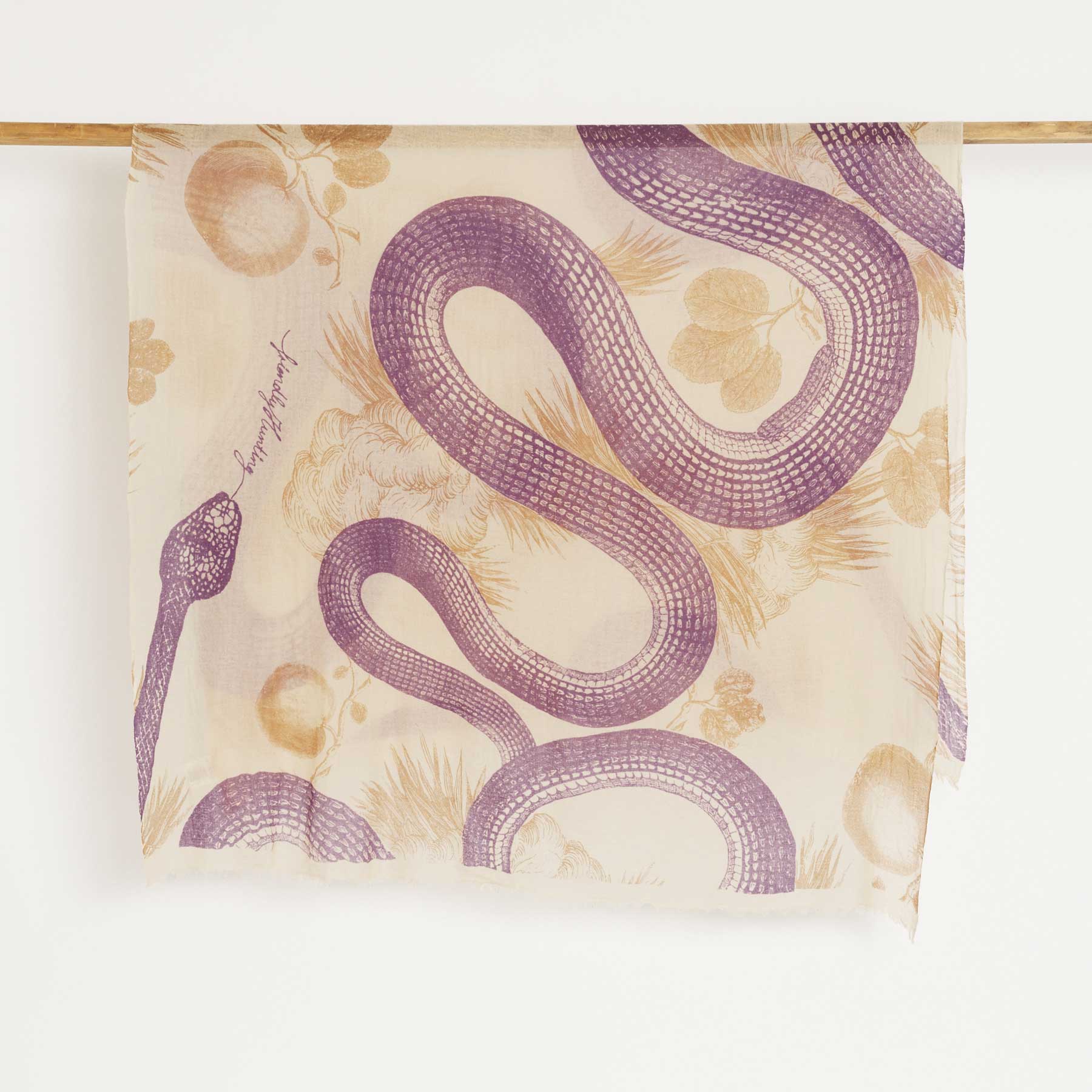 Felted Stole Garden Eden