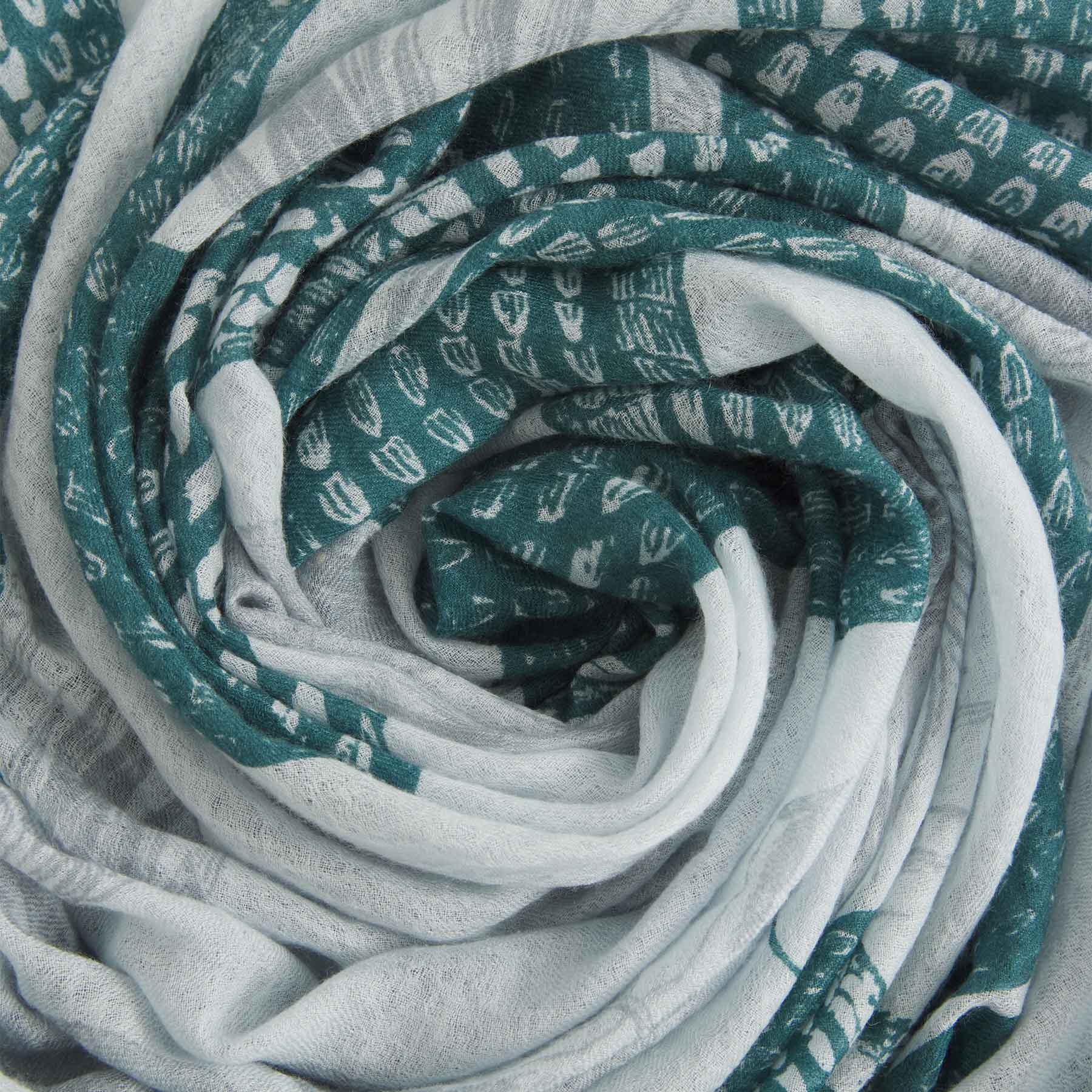 Felted Stole Garden Eden