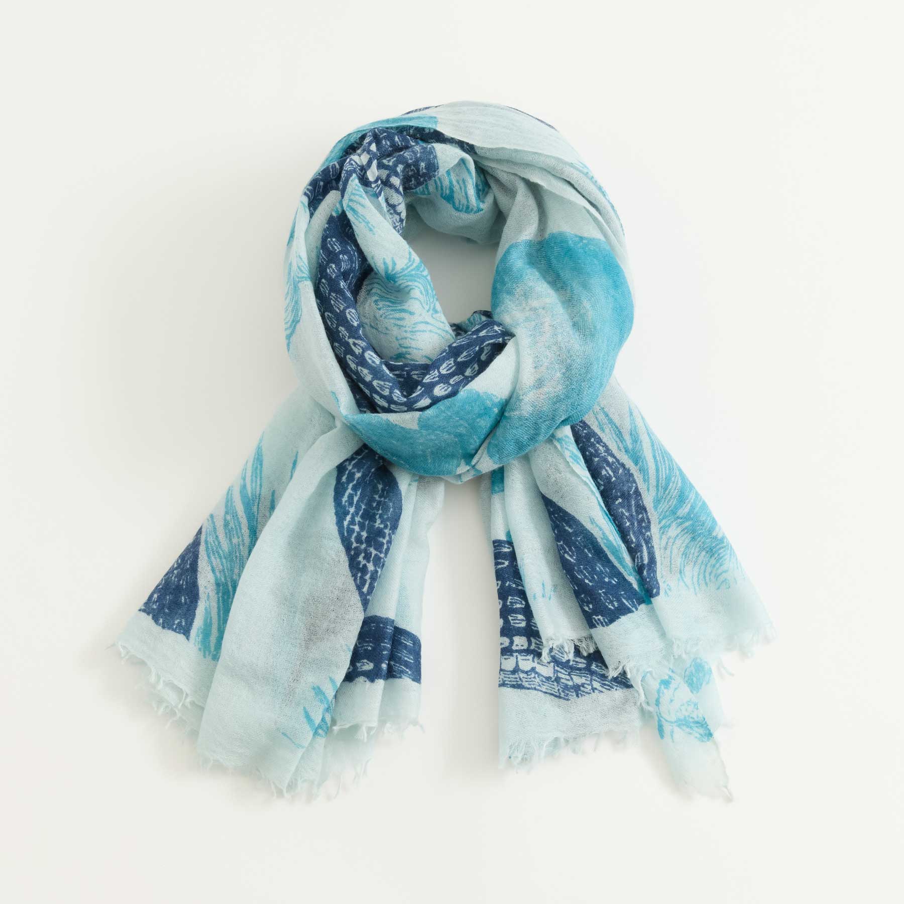 Felted Stole Garden Eden