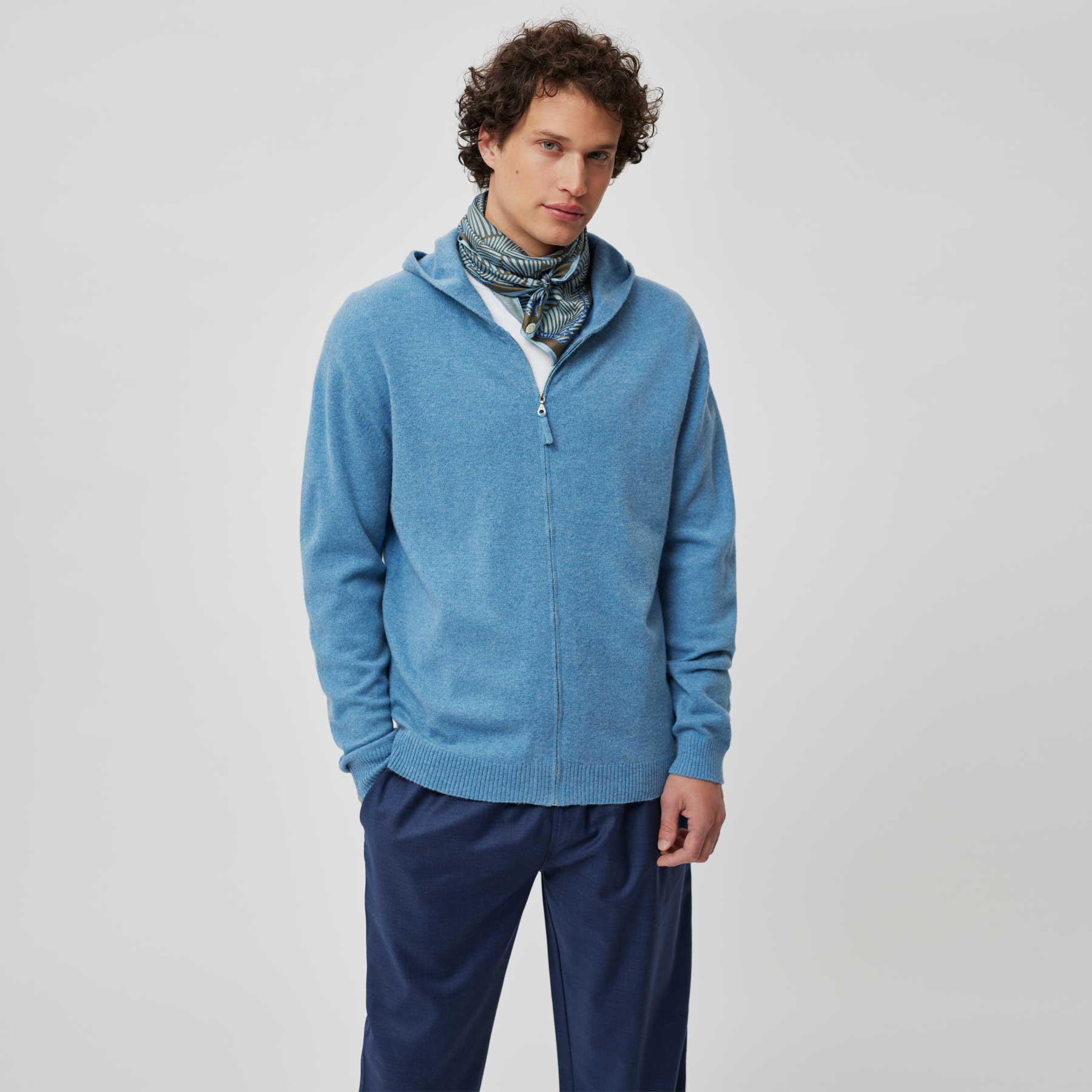 Hooded Cardigan Easy Going
