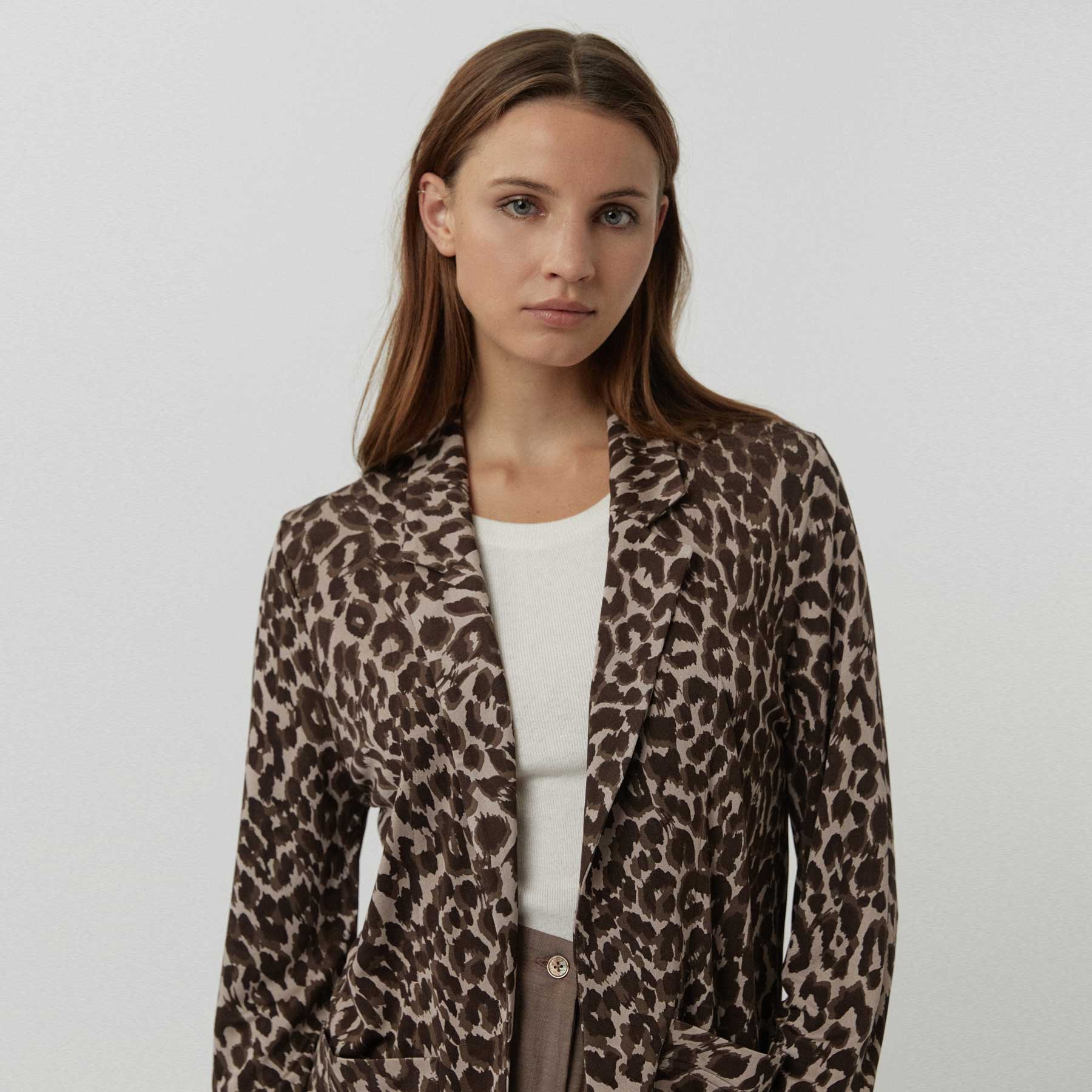 Jacket Bam Cheetah Silk Jersey