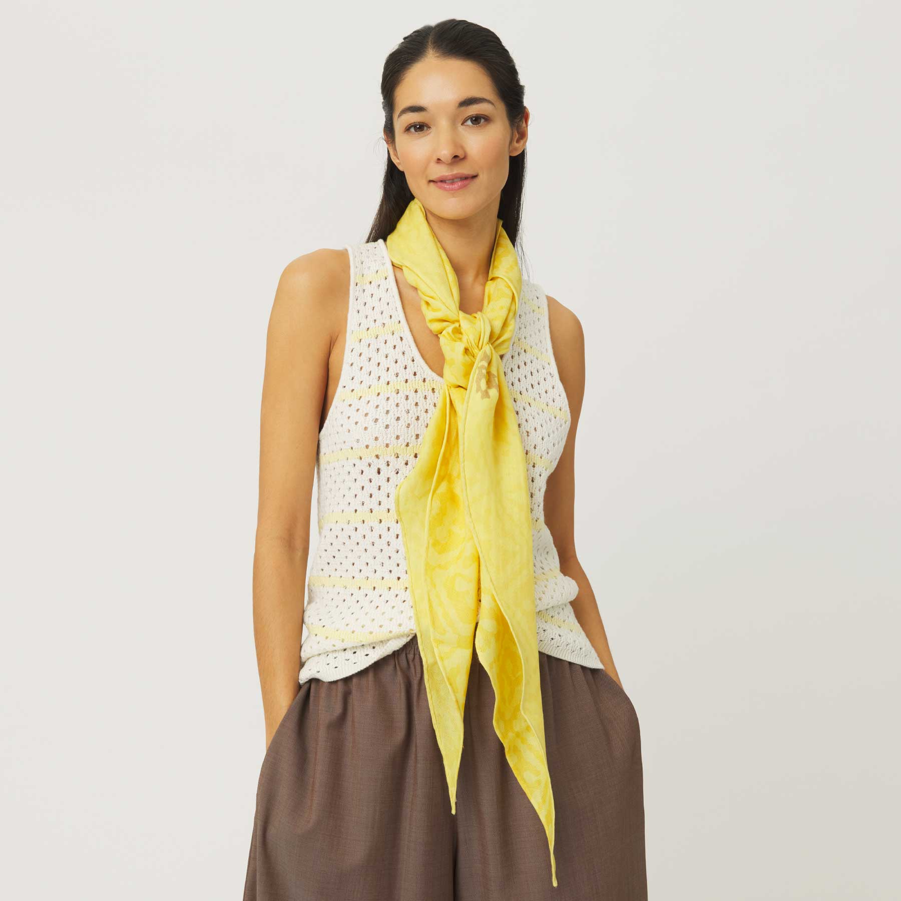 Kite Scarf Silk Cashmere Eyes of Marrakesh